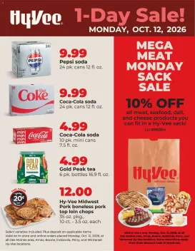 hyvee - HyVee 1-Day Sale - 10/12 - 10/12 2026