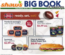 shaws - Shaw's Big Book of Savings - 10/07 - 11/05 2026