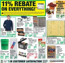 menards - Menards Weekly Ad - 10/01 - 10/11 2026