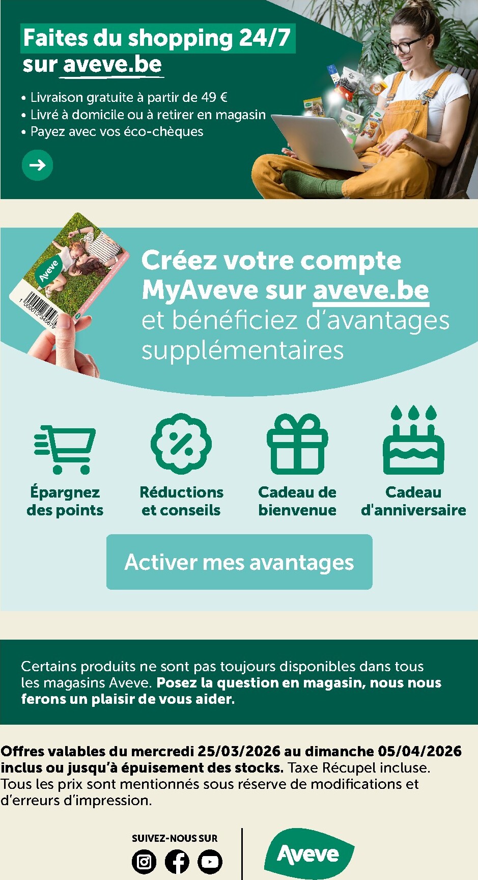 aveve - De Aveve folder geldig vanaf 25/03/2026 t/m 05/04/2026 - page: 27