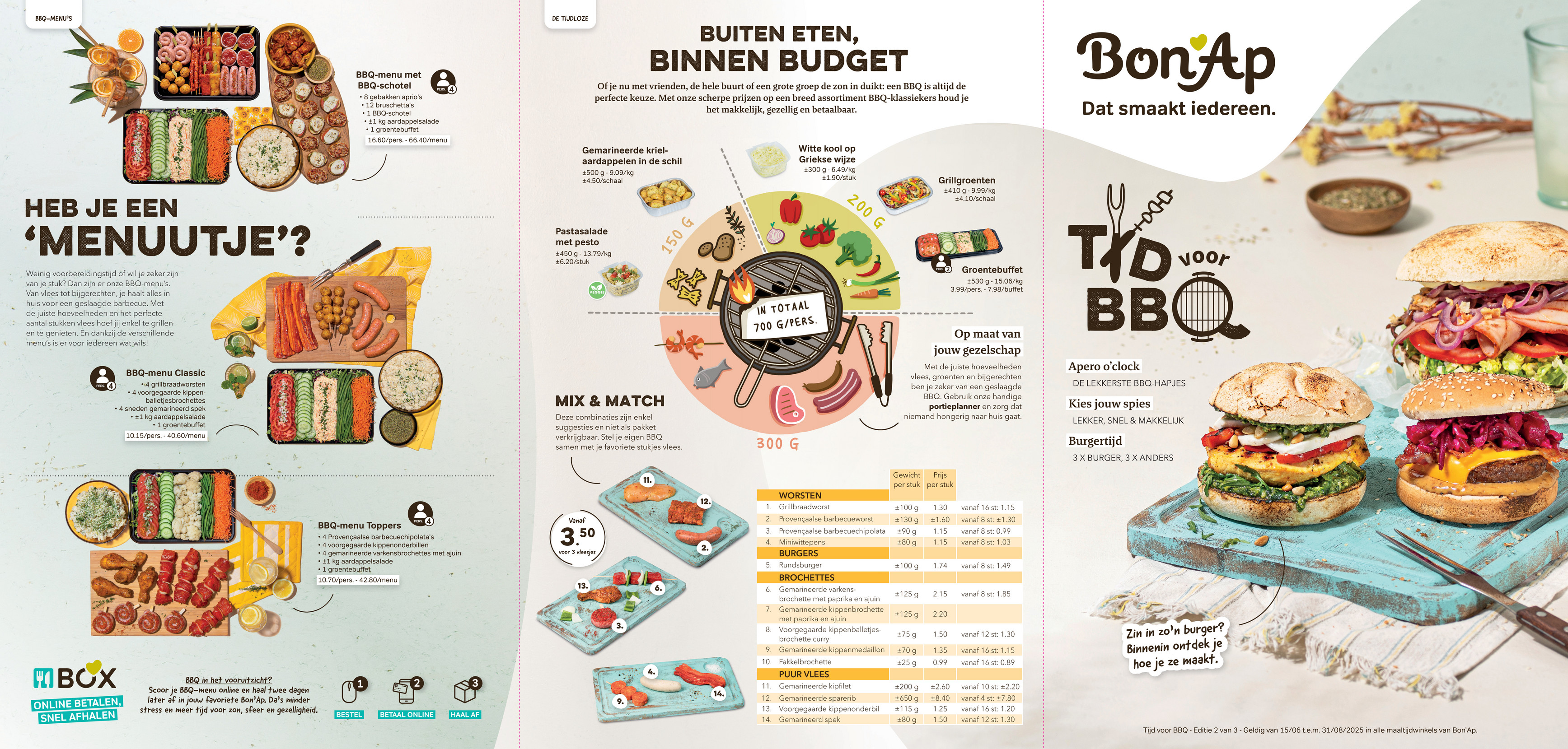 bon-ap - Bon Ap - BBQ folder geldig vanaf 15/06 - 31/08