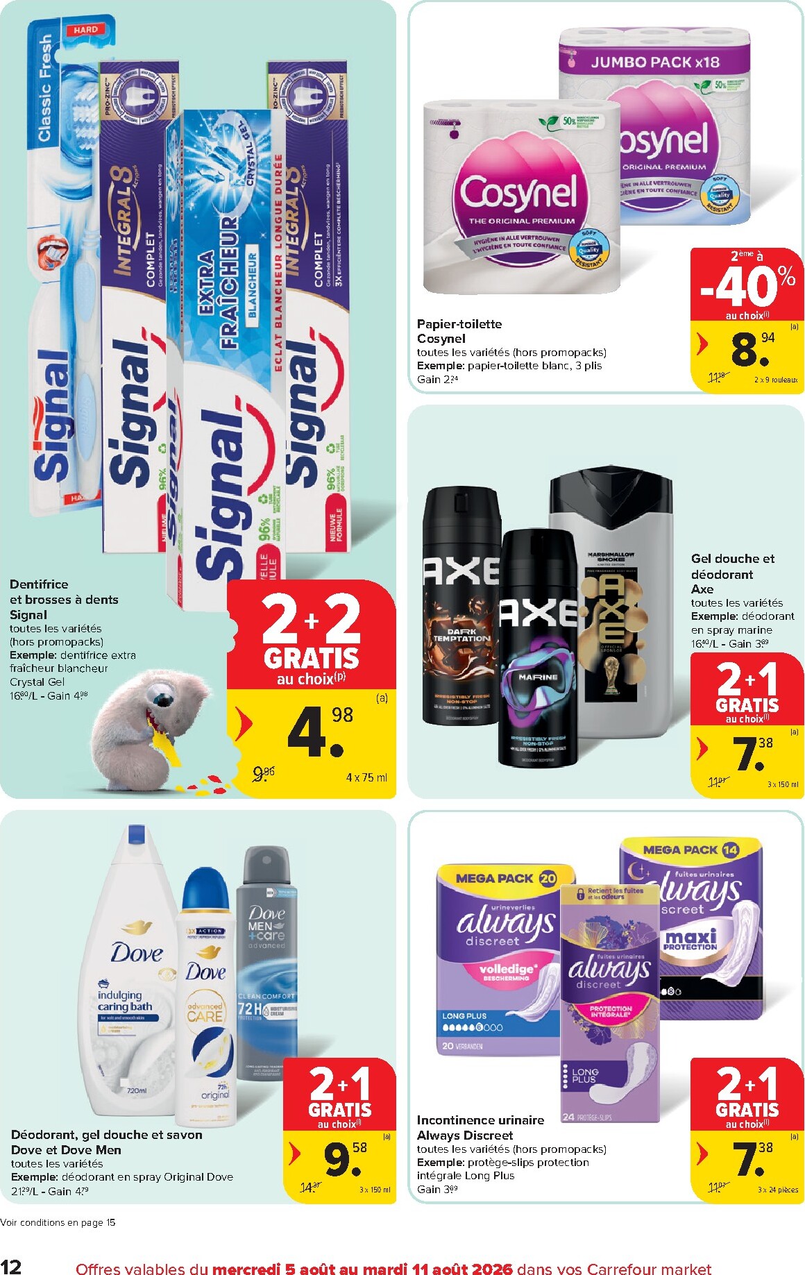 carrefour-market - Carrefour Market folder voor volgende week van woensdag 05/08/2026 tot dinsdag 11/08/2026 - page: 12
