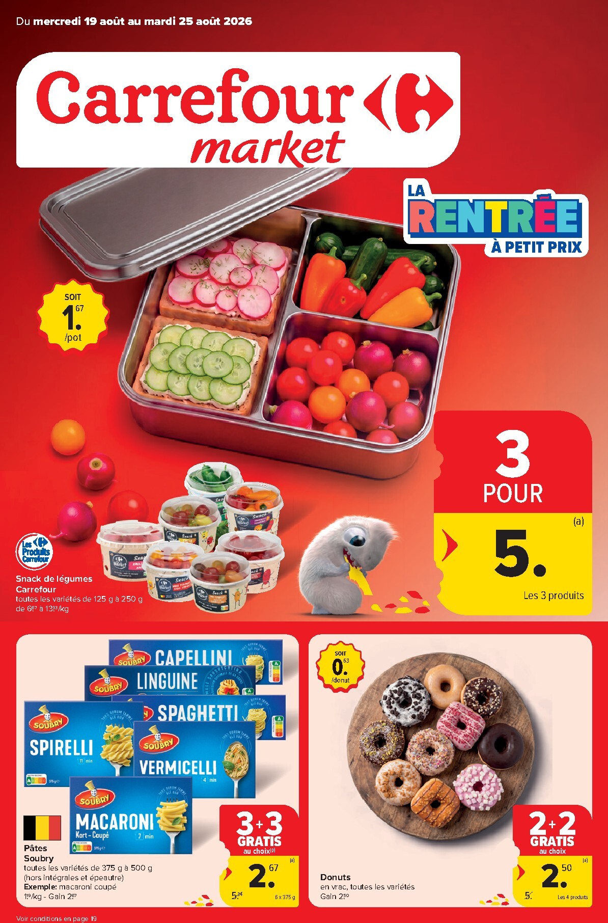 carrefour-market - Carrefour Market folder voor volgende week van woensdag 19/08/2026 tot dinsdag 25/08/2026