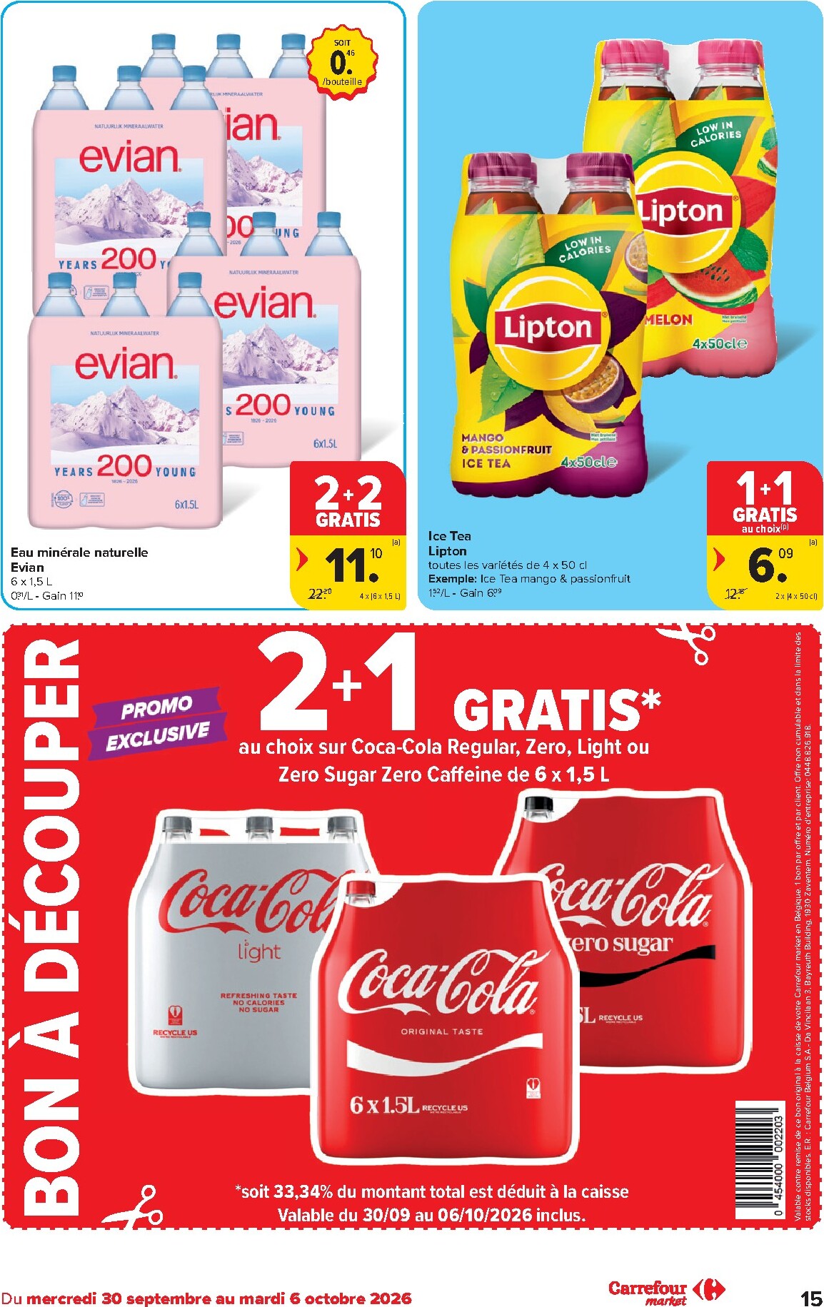 carrefour-market - Toekomstige Carrefour Market folder geldig van woensdag 30/09/2026 tot dinsdag 06/10/2026 - page: 15