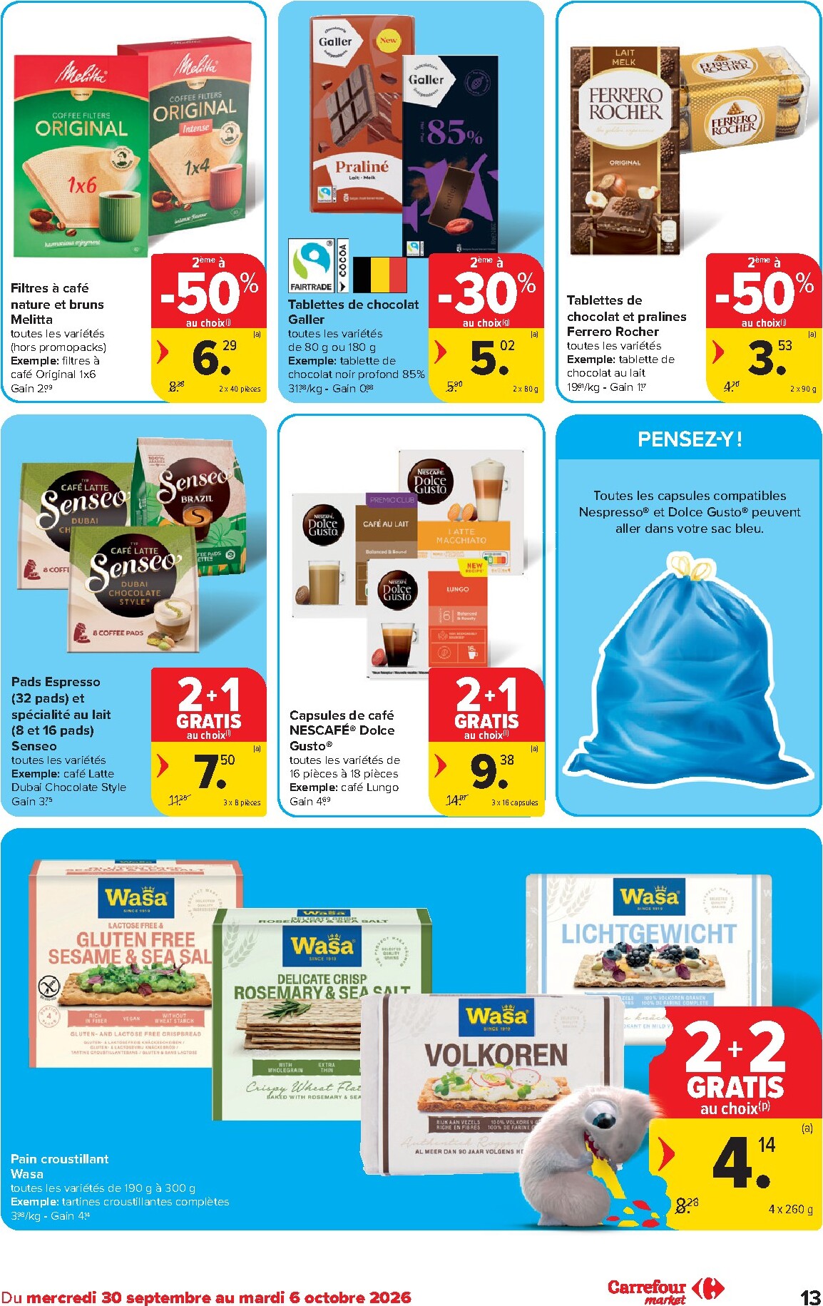 carrefour-market - Toekomstige Carrefour Market folder geldig van woensdag 30/09/2026 tot dinsdag 06/10/2026 - page: 13