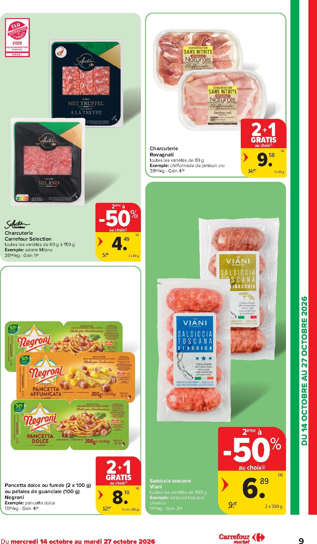 carrefour-market - Carrefour Market folder voor volgende week van woensdag 14/10/2026 tot dinsdag 20/10/2026 - page: 9