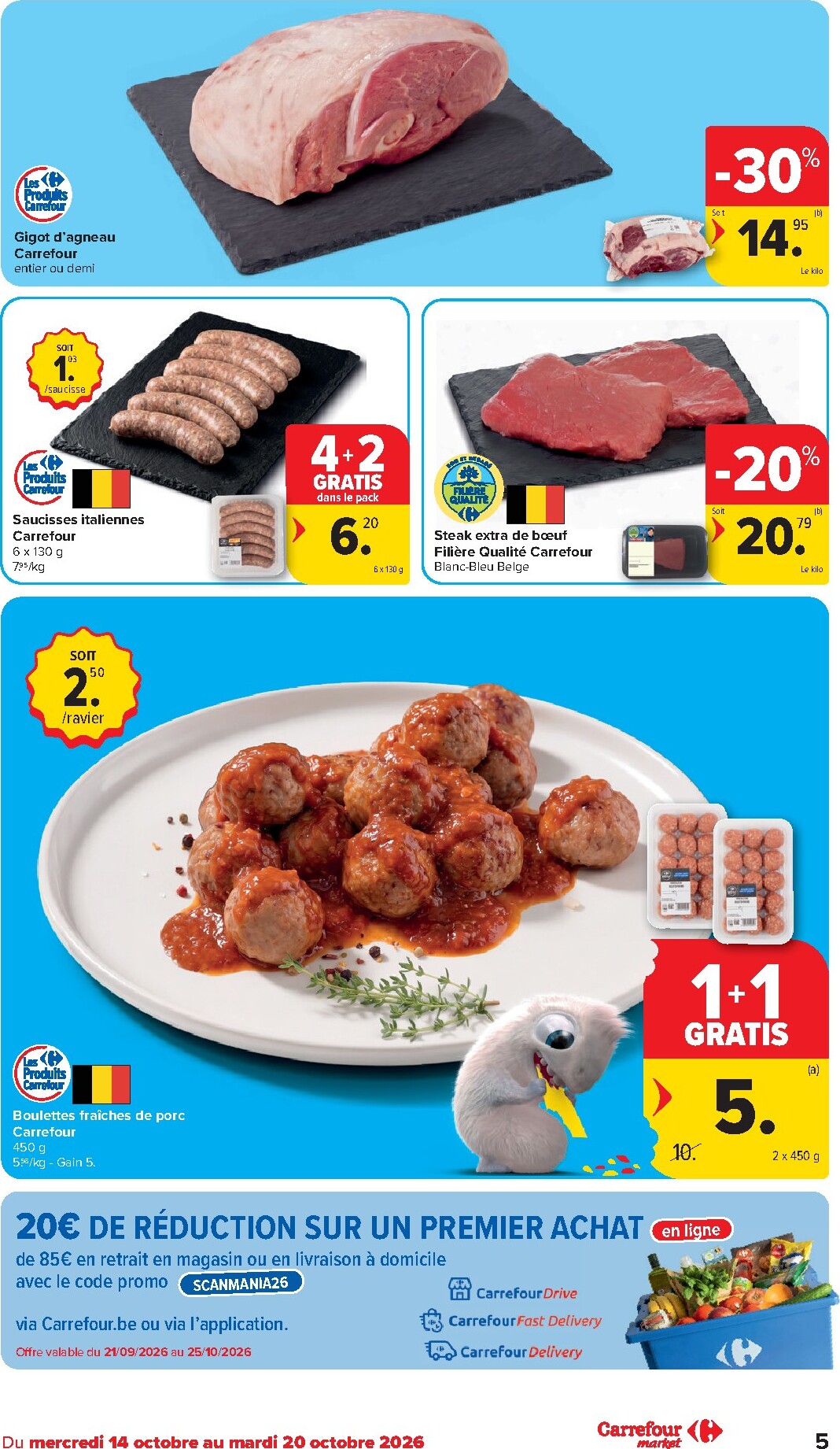 carrefour-market - Carrefour Market folder voor volgende week van woensdag 14/10/2026 tot dinsdag 20/10/2026 - page: 5