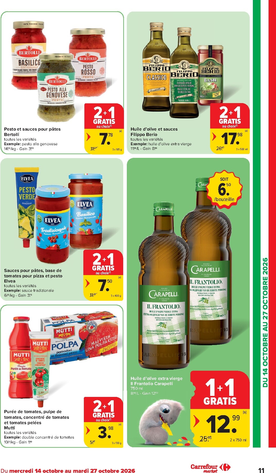 carrefour-market - Carrefour Market folder voor volgende week van woensdag 14/10/2026 tot dinsdag 20/10/2026 - page: 11