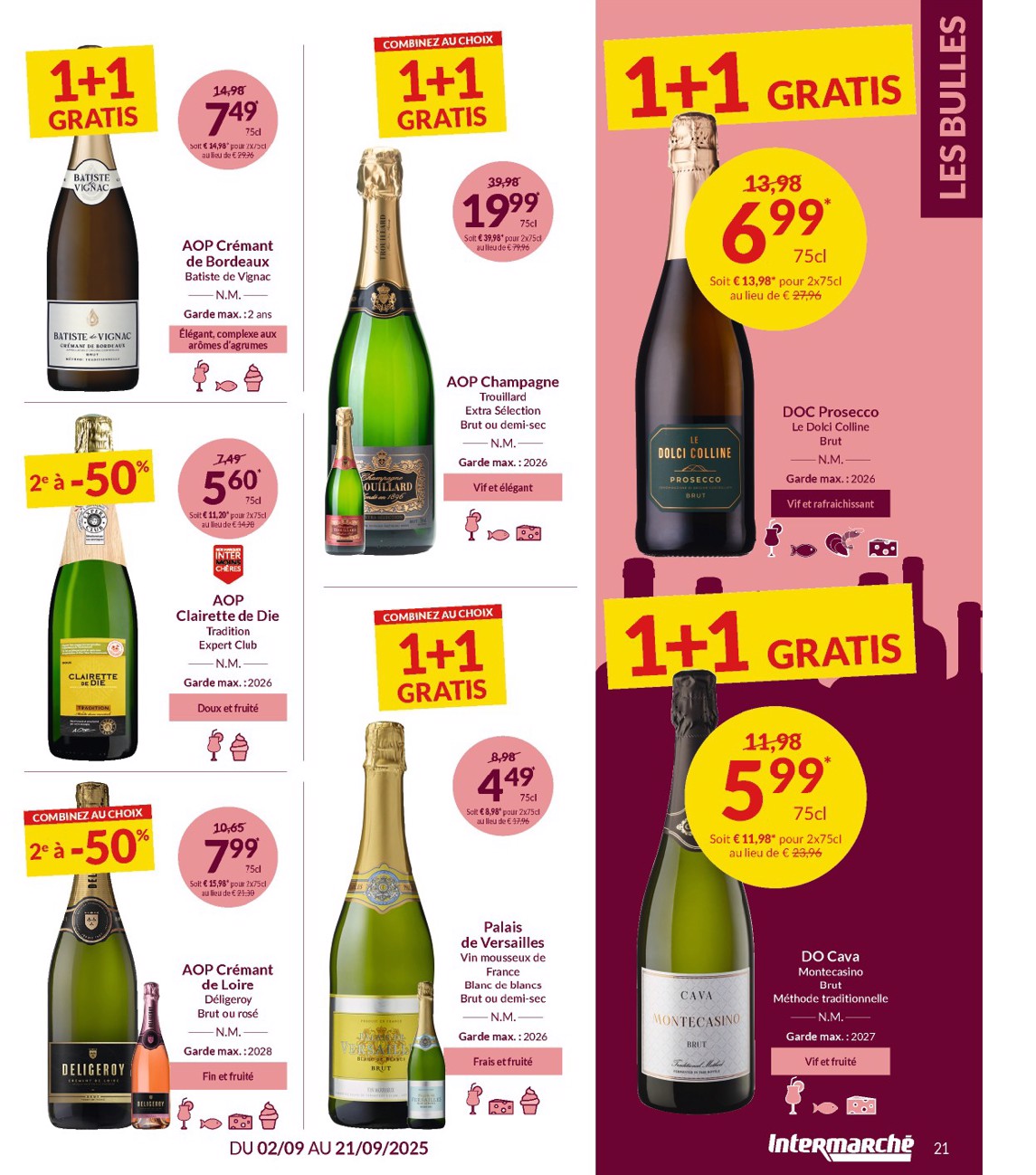 intermarche - Intermarché - Notre Foire aux Vins d’Automne folder geldig vanaf 02/09 - 21/09 - page: 21