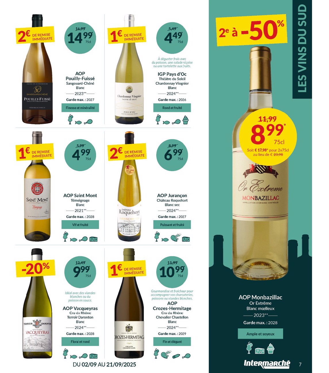 intermarche - Intermarché - Notre Foire aux Vins d’Automne folder geldig vanaf 02/09 - 21/09 - page: 7