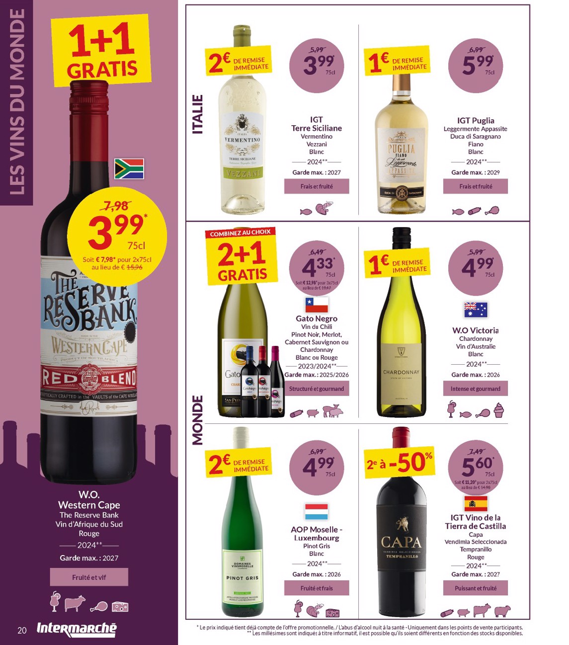 intermarche - Intermarché - Notre Foire aux Vins d’Automne folder geldig vanaf 02/09 - 21/09 - page: 20