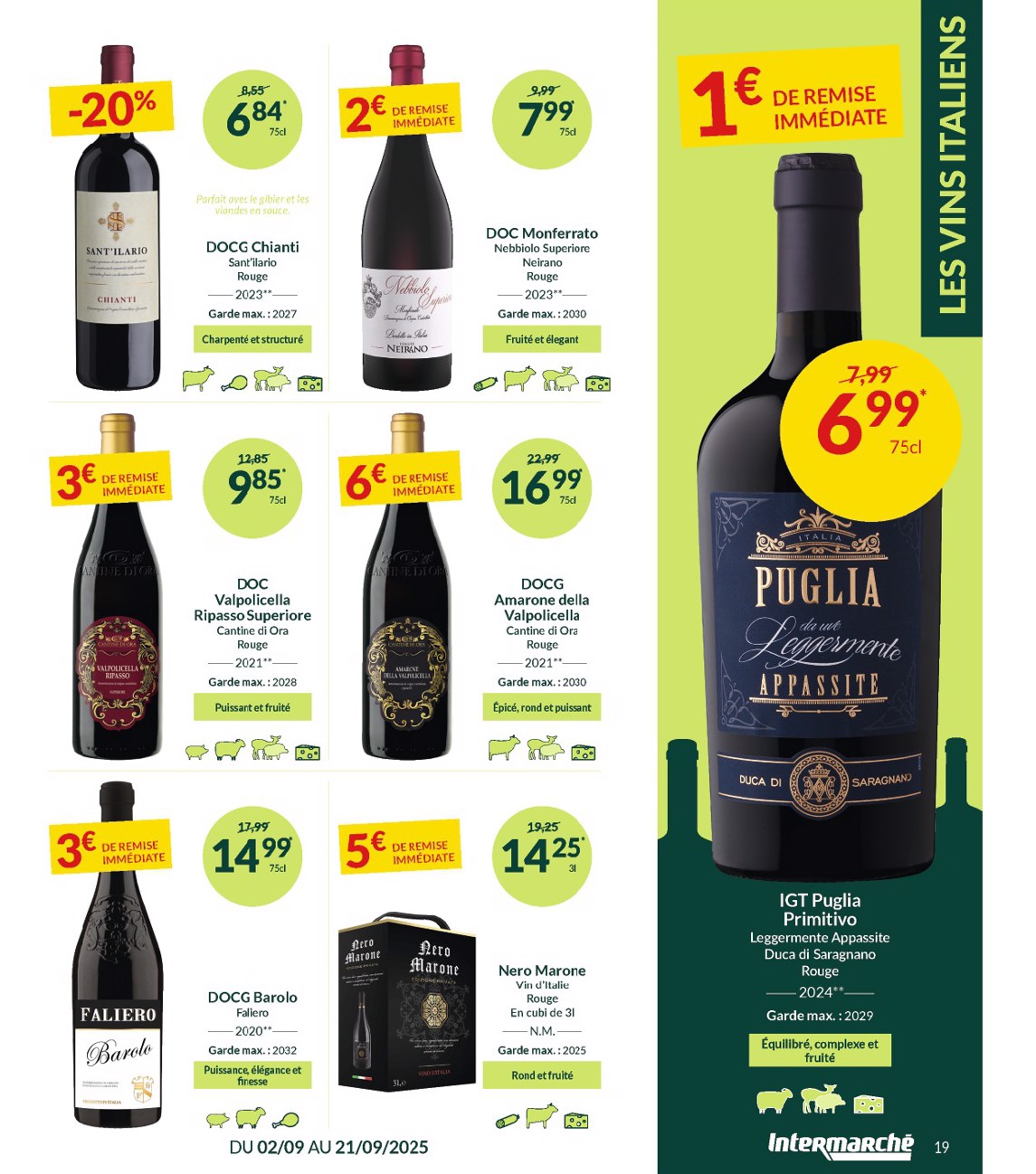 intermarche - Intermarché - Notre Foire aux Vins d’Automne folder geldig vanaf 02/09 - 21/09 - page: 19