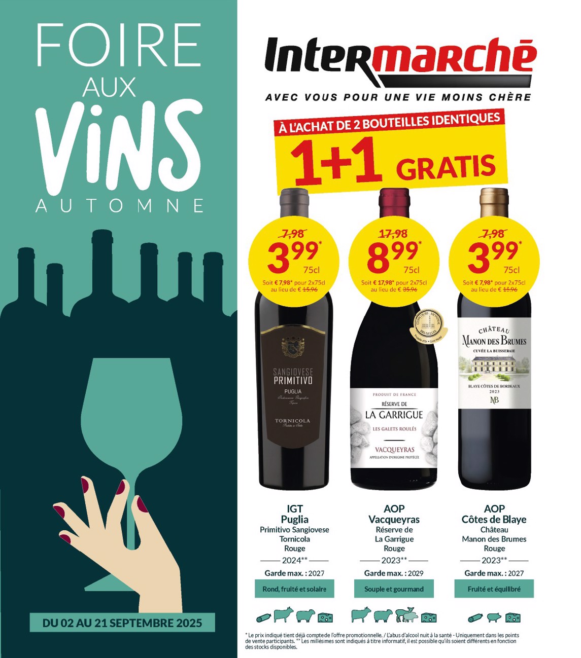 intermarche - Intermarché - Notre Foire aux Vins d’Automne folder geldig vanaf 02/09 - 21/09