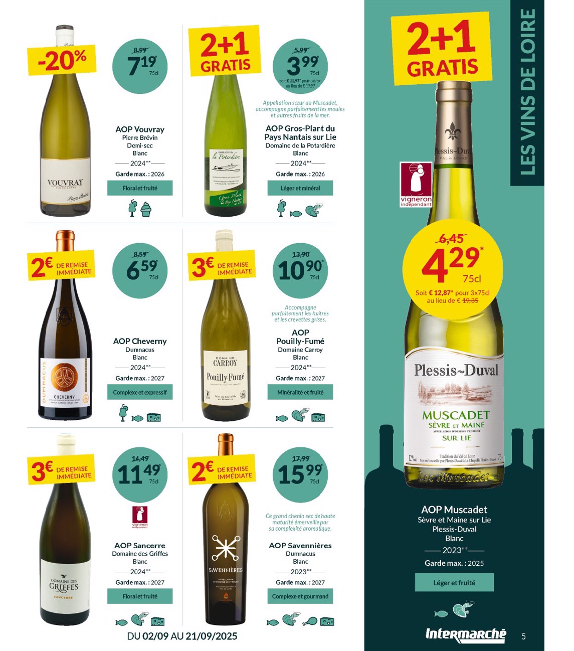 intermarche - Intermarché - Notre Foire aux Vins d’Automne folder geldig vanaf 02/09 - 21/09 - page: 5