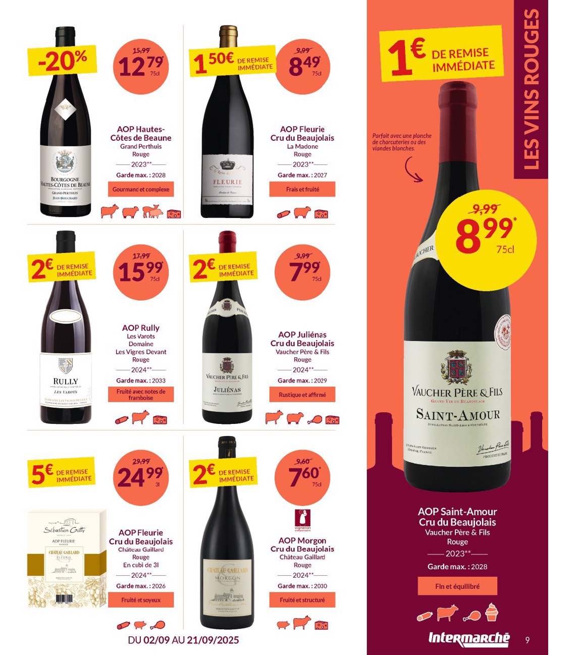 intermarche - Intermarché - Notre Foire aux Vins d’Automne folder geldig vanaf 02/09 - 21/09 - page: 9