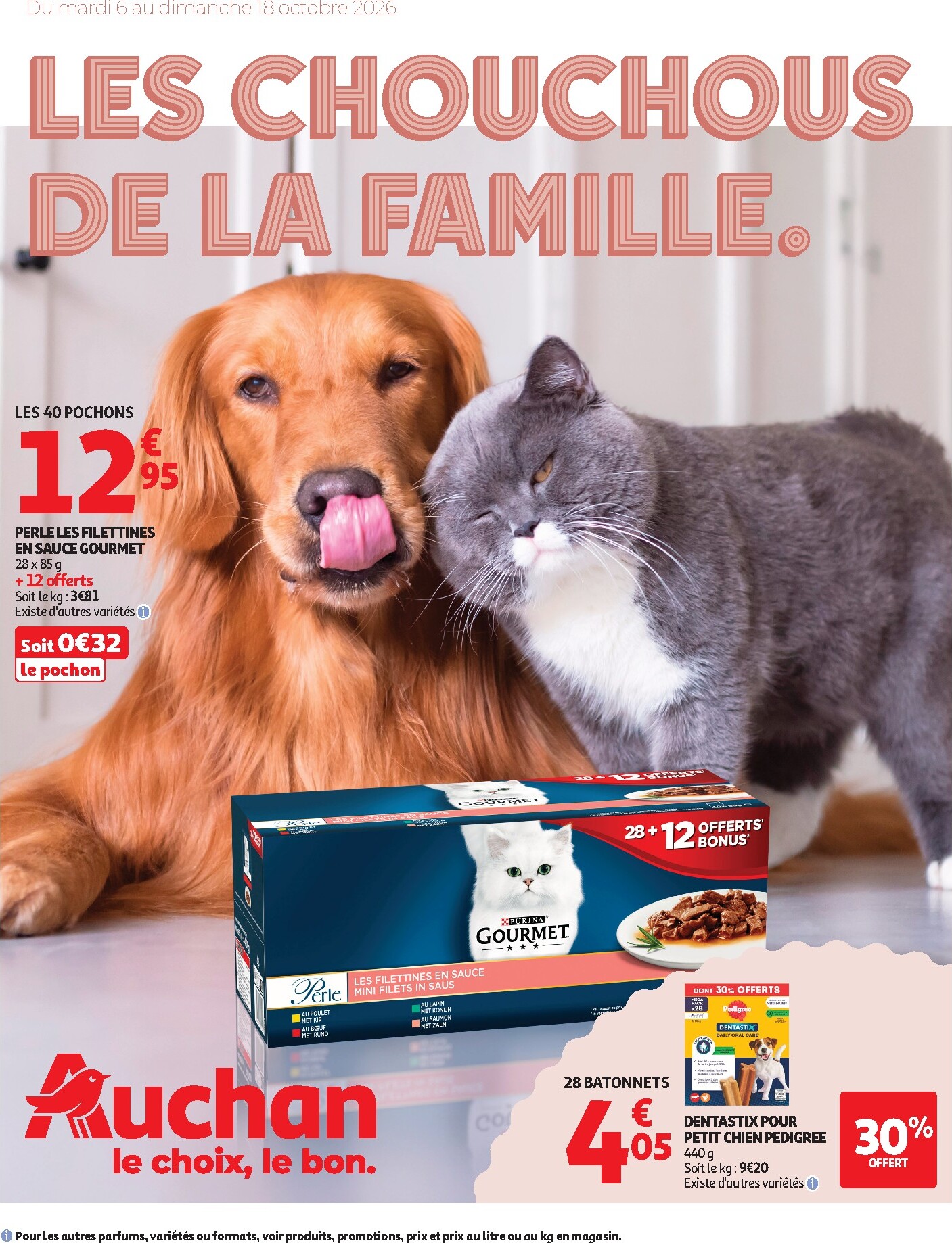 auchan - Auchan - Animalerie folder voor volgende week van dinsdag 06/10/2026 tot zondag 18/10/2026
