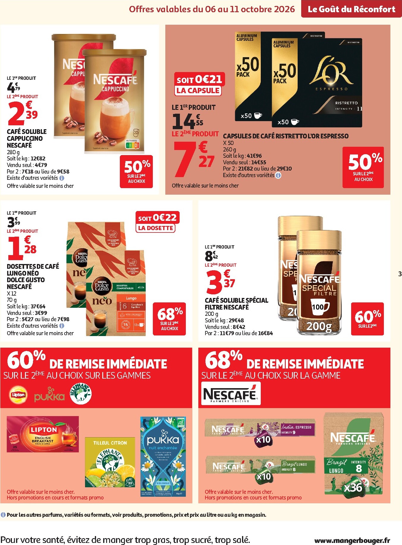 auchan - Auchan - Le Goût du Réconfort folder voor volgende week van dinsdag 06/10/2026 tot zaterdag 10/10/2026 - page: 3