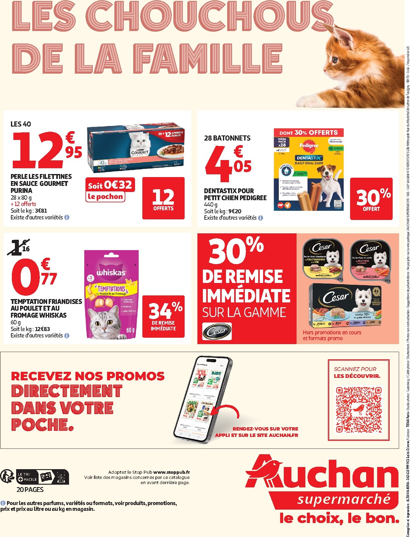 auchan - Auchan - Le Goût du Réconfort folder voor volgende week van dinsdag 06/10/2026 tot zaterdag 10/10/2026 - page: 20