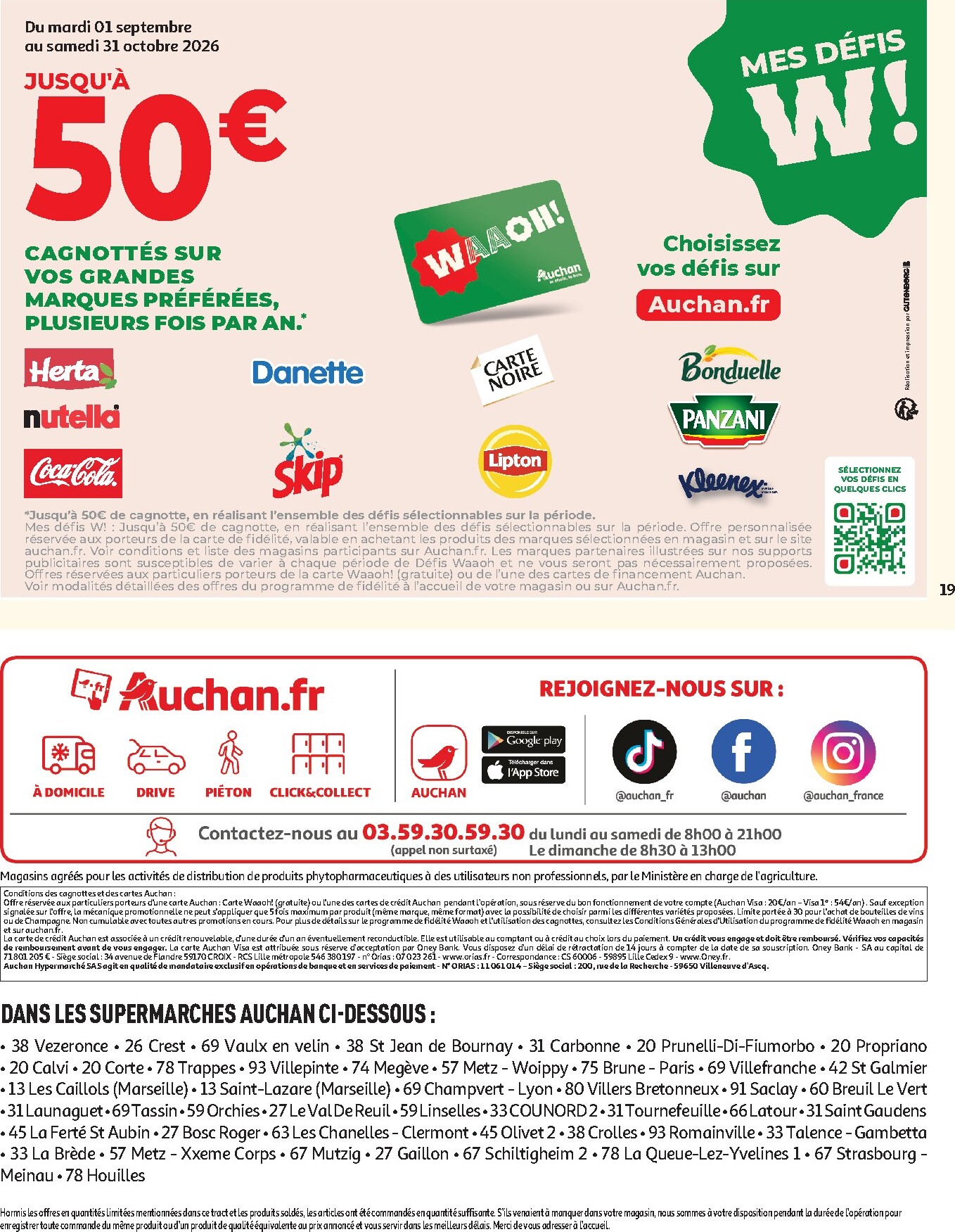auchan - Auchan - Le Goût du Réconfort folder voor volgende week van dinsdag 06/10/2026 tot zaterdag 10/10/2026 - page: 19