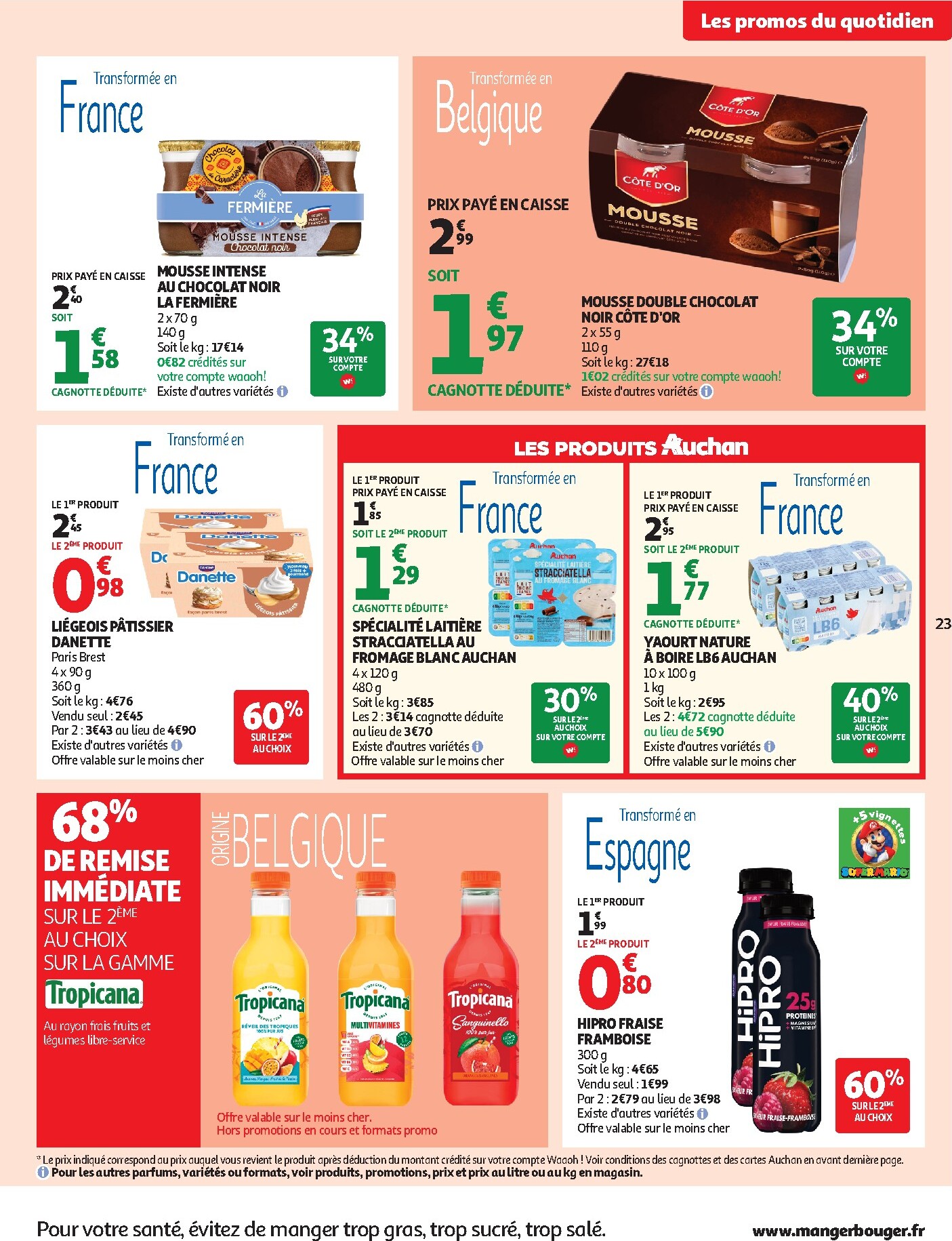 auchan - Auchan - Le Goût du Réconfort folder voor volgende week van dinsdag 06/10/2026 tot zondag 18/10/2026 - page: 23