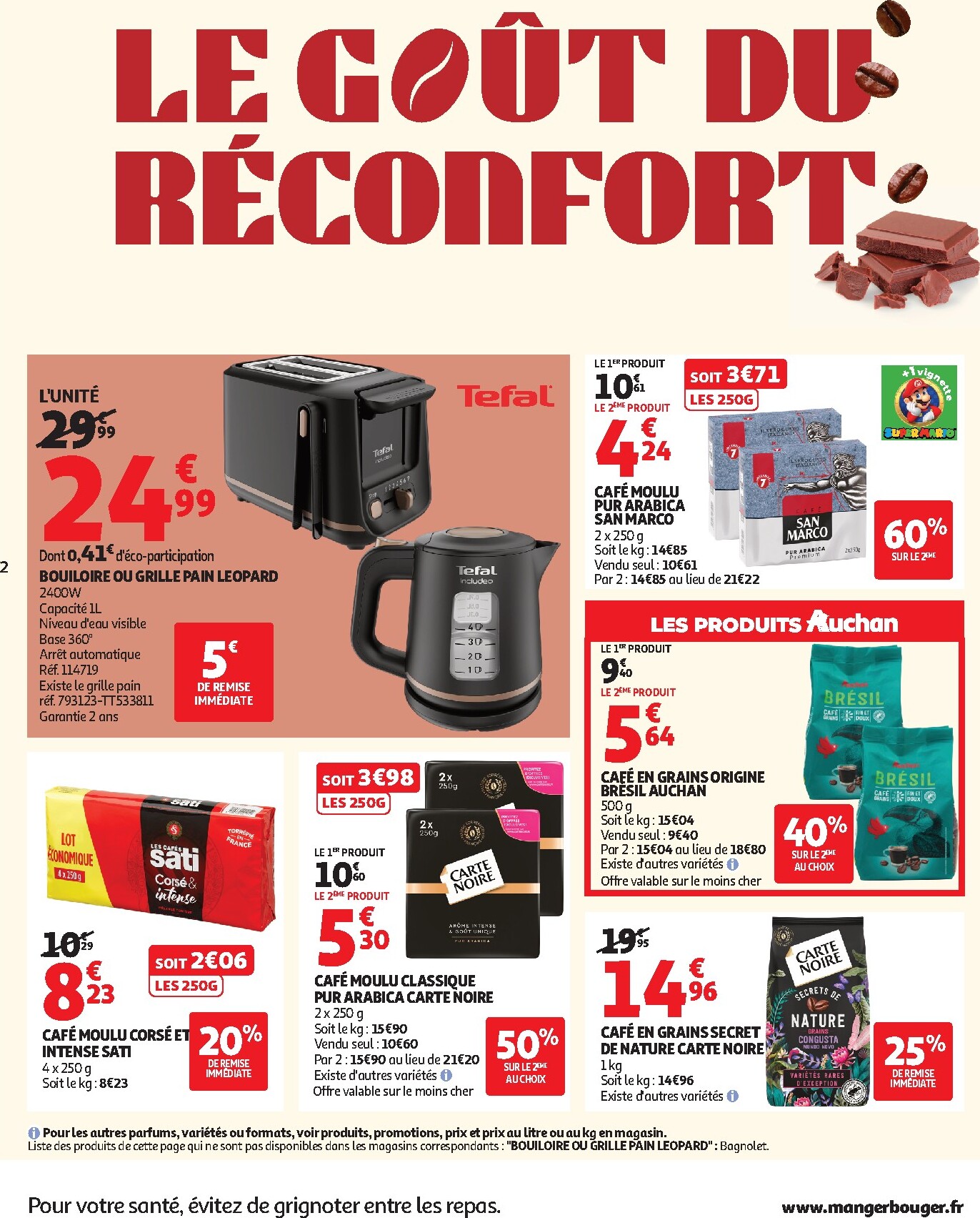 auchan - Auchan - Le Goût du Réconfort folder voor volgende week van dinsdag 06/10/2026 tot zondag 18/10/2026 - page: 2