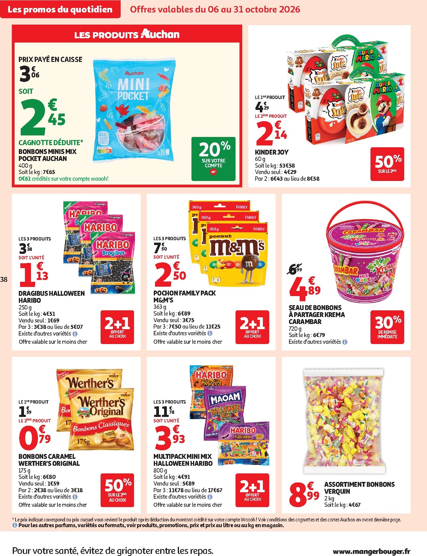 auchan - Auchan - Le Goût du Réconfort folder voor volgende week van dinsdag 06/10/2026 tot zondag 18/10/2026 - page: 38