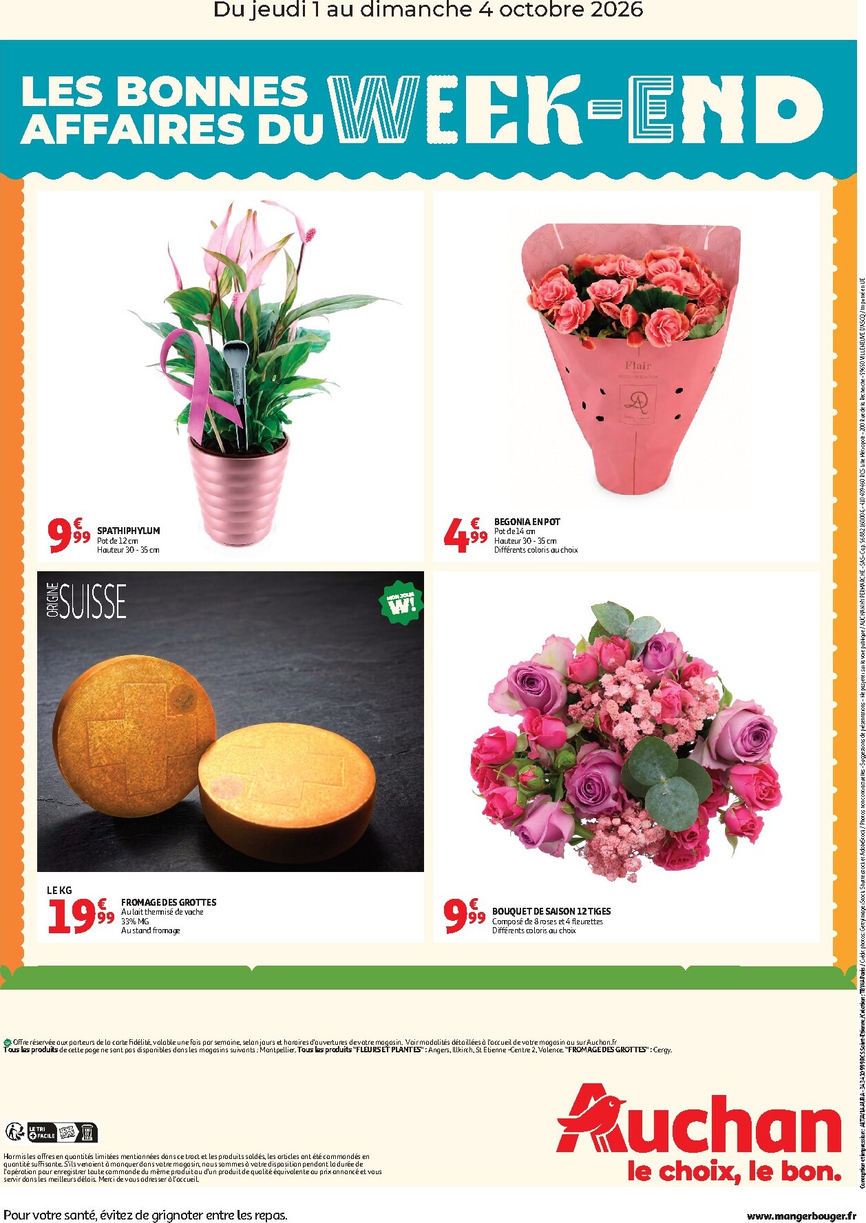 auchan - Huidige Auchan - Les bons plans du week end dans votre hyper folder geldig van donderdag 01/10/2026 tot zondag 04/10/2026 - page: 2