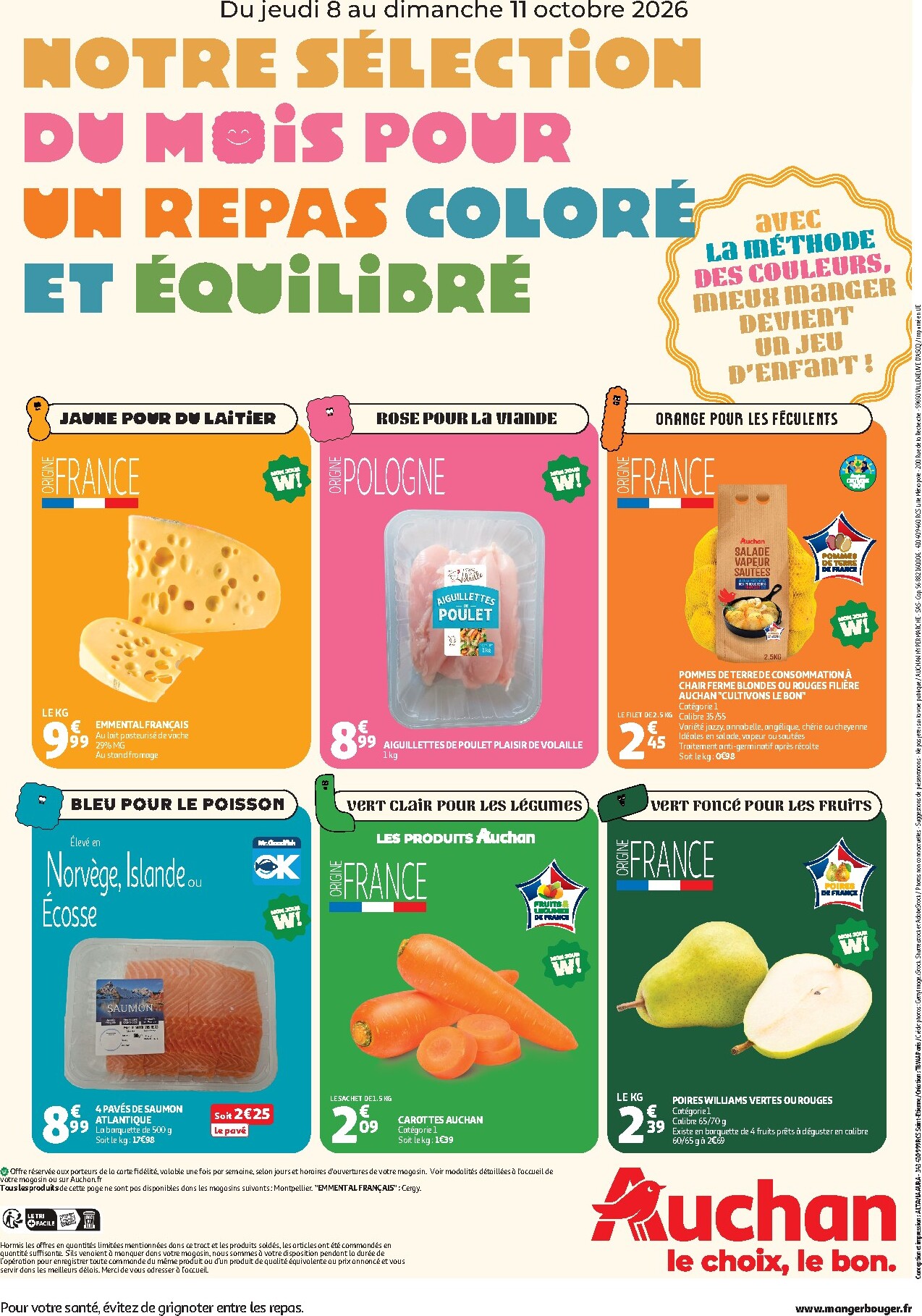 auchan - Huidige Auchan - Le choix des couleurs - Hypermarché folder geldig van donderdag 08/10/2026 tot zondag 11/10/2026 - page: 2