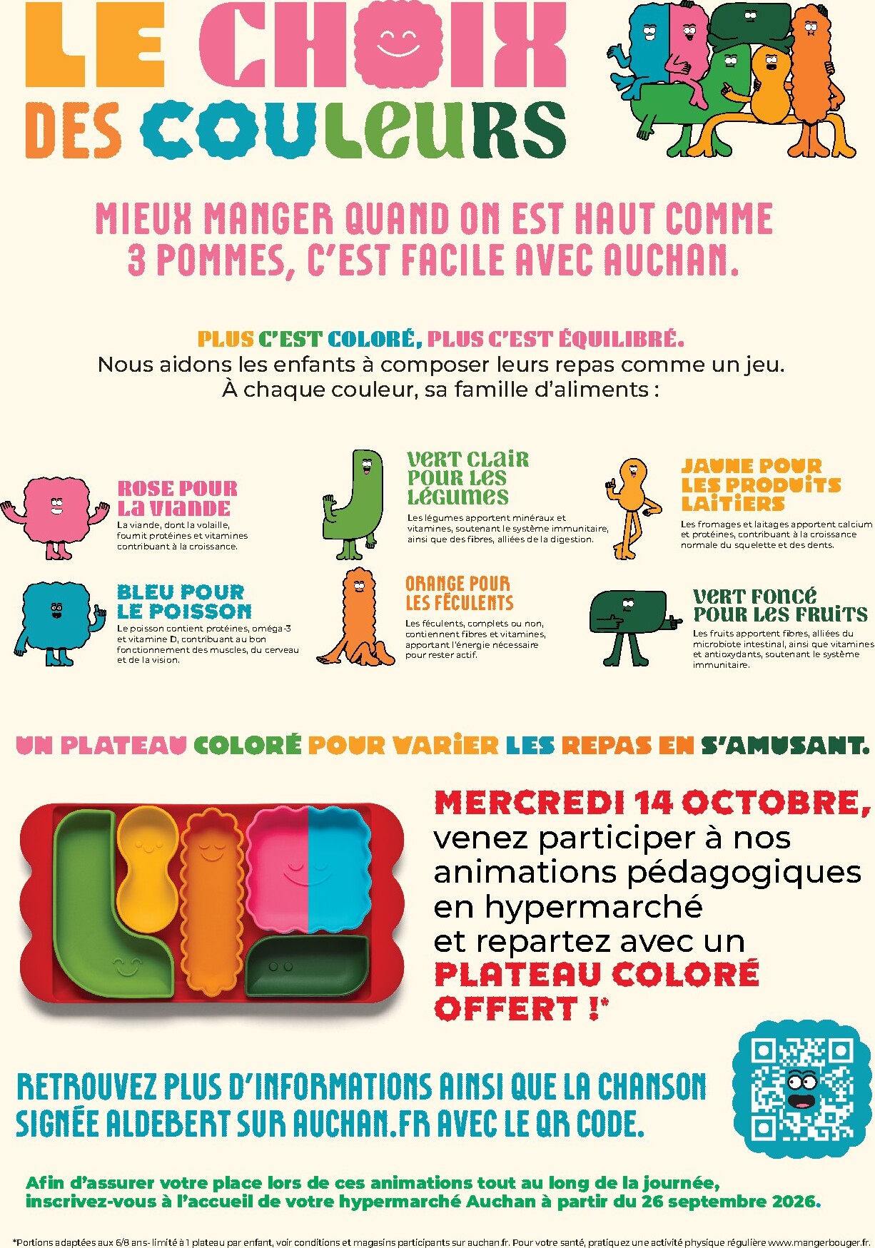 auchan - Huidige Auchan - Le choix des couleurs - Hypermarché folder geldig van donderdag 08/10/2026 tot zondag 11/10/2026