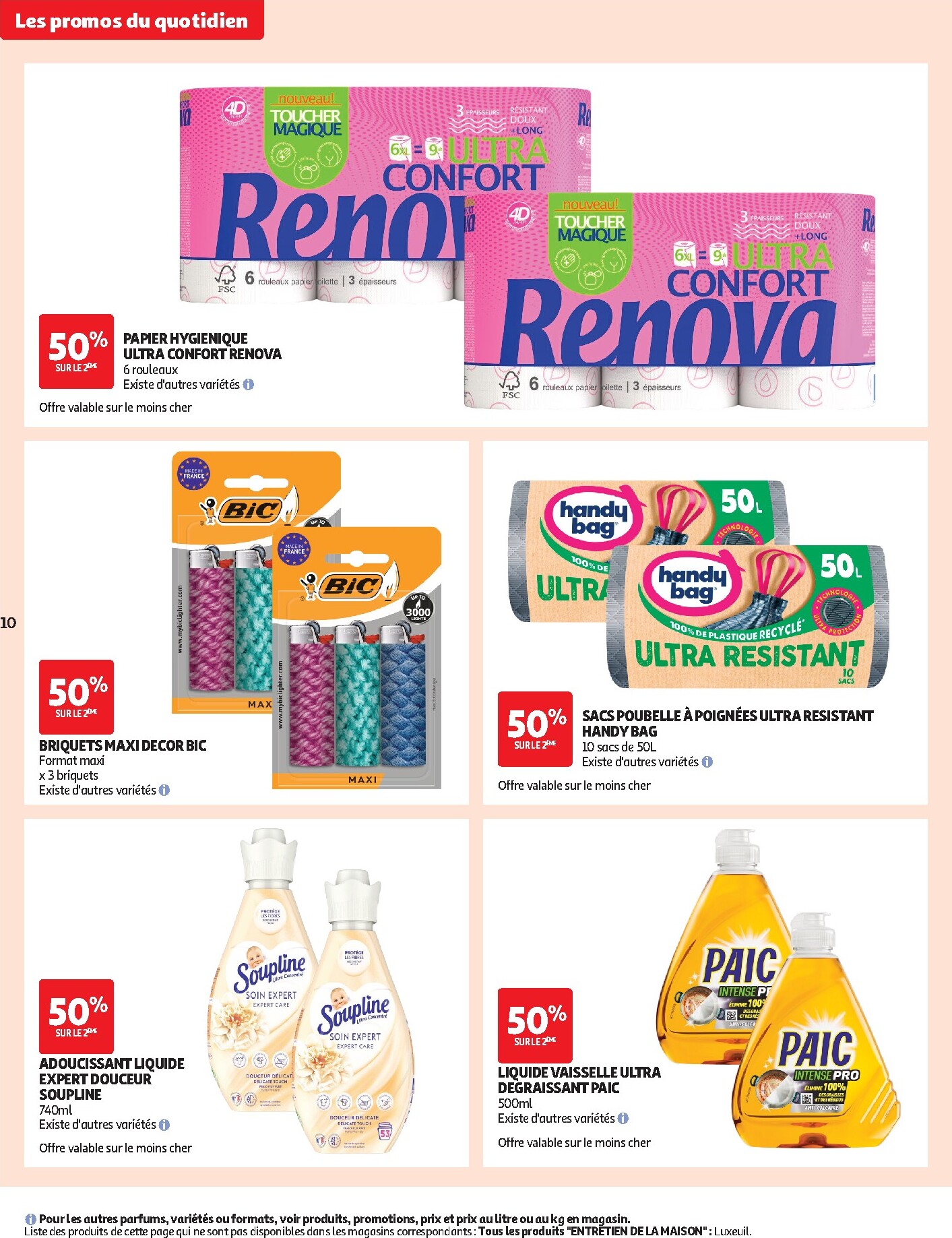 auchan - Auchan - Les promos du moment folder voor volgende week van dinsdag 13/10/2026 tot zondag 25/10/2026 - page: 10