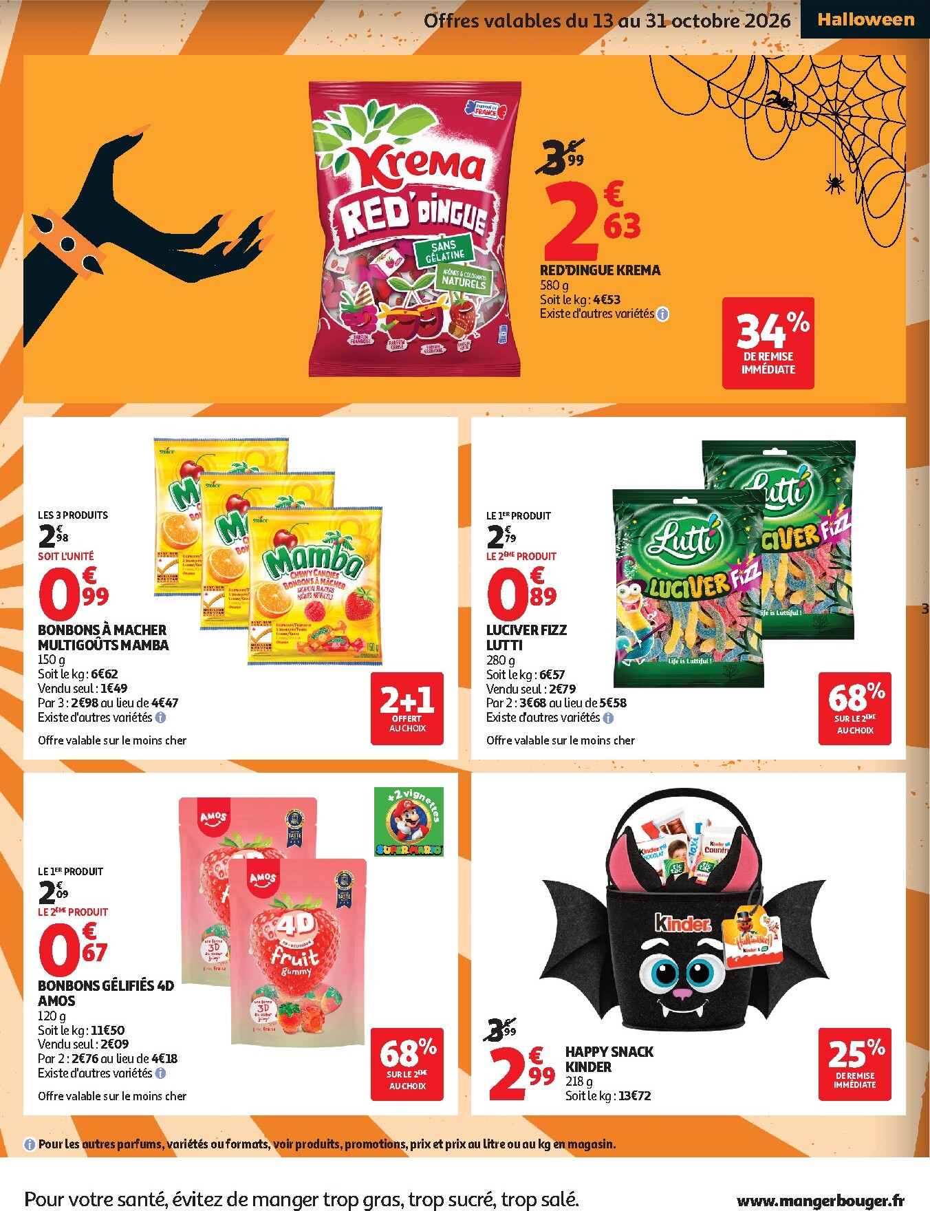 auchan - Auchan Supermarché - Halloween folder voor volgende week van dinsdag 13/10/2026 tot zaterdag 24/10/2026 - page: 3