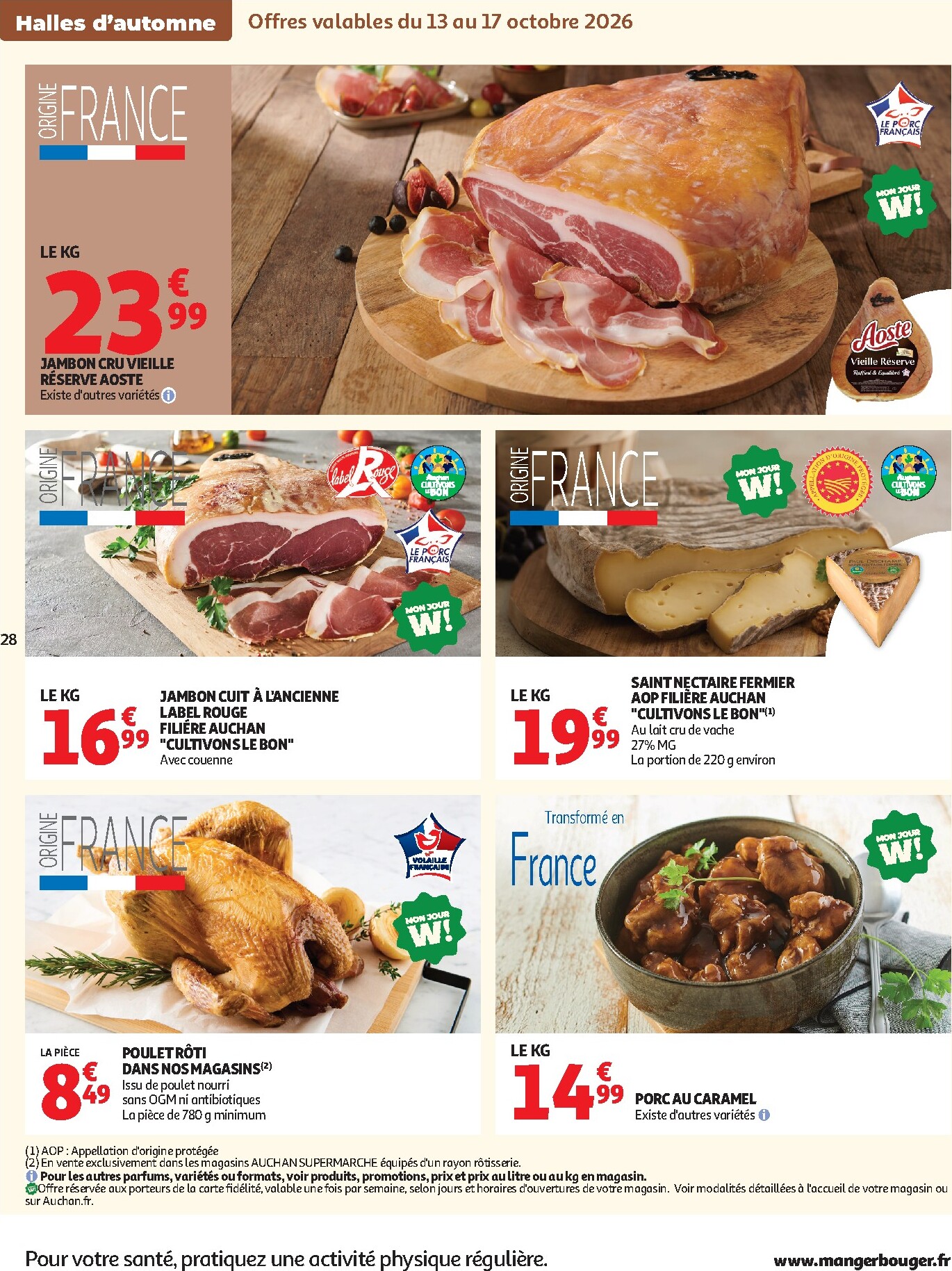 auchan - Auchan Supermarché - Halloween folder voor volgende week van dinsdag 13/10/2026 tot zaterdag 24/10/2026 - page: 28