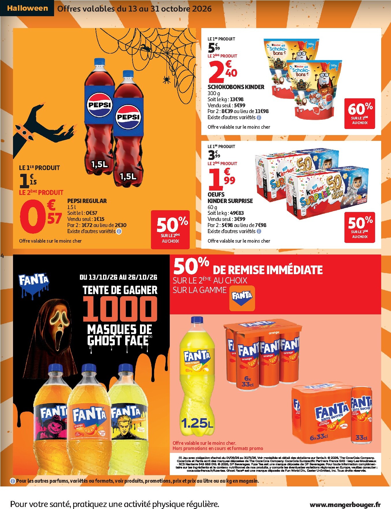 auchan - Auchan Supermarché - Halloween folder voor volgende week van dinsdag 13/10/2026 tot zaterdag 24/10/2026 - page: 4
