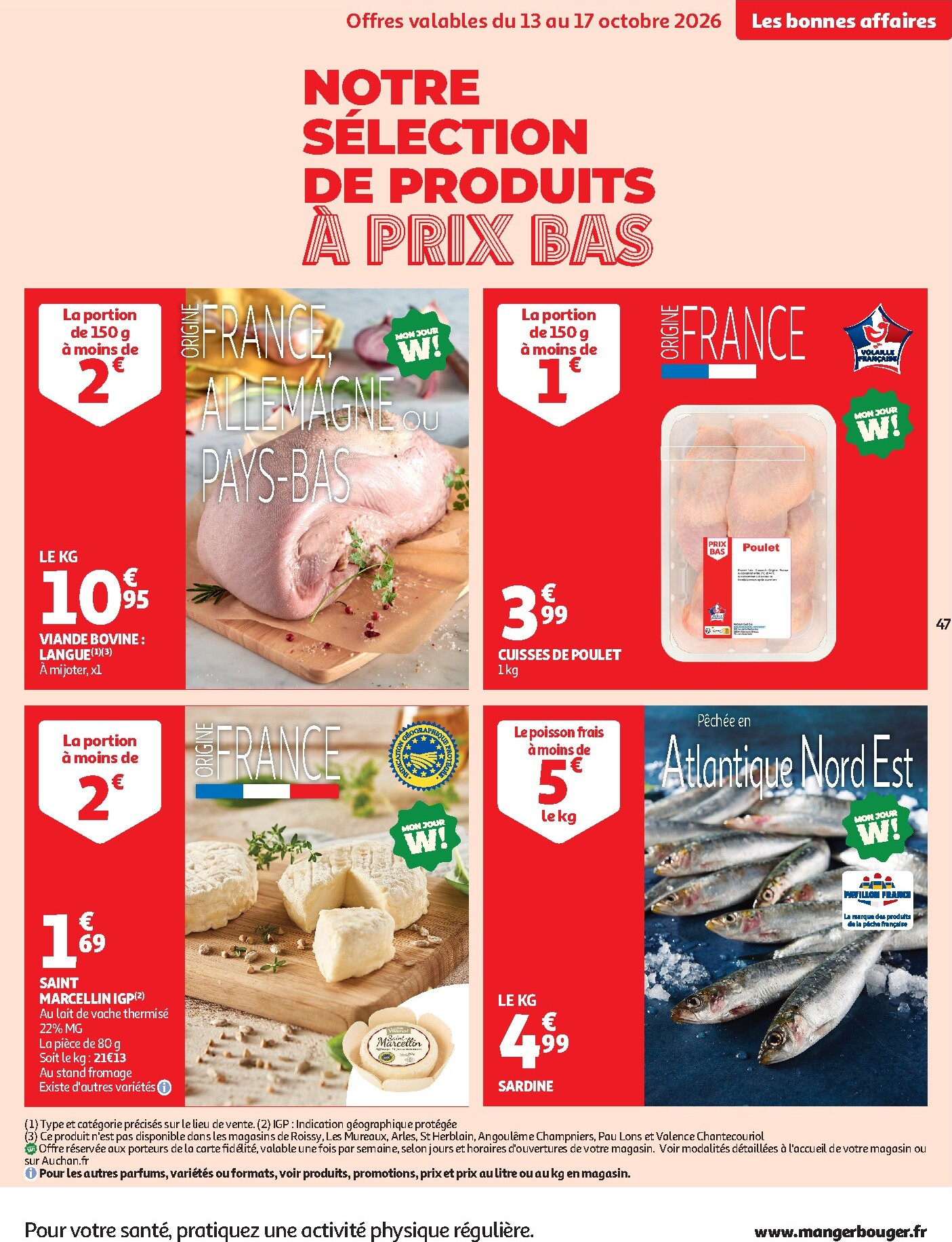auchan - Auchan folder voor volgende week van dinsdag 13/10/2026 tot zondag 25/10/2026 - page: 47