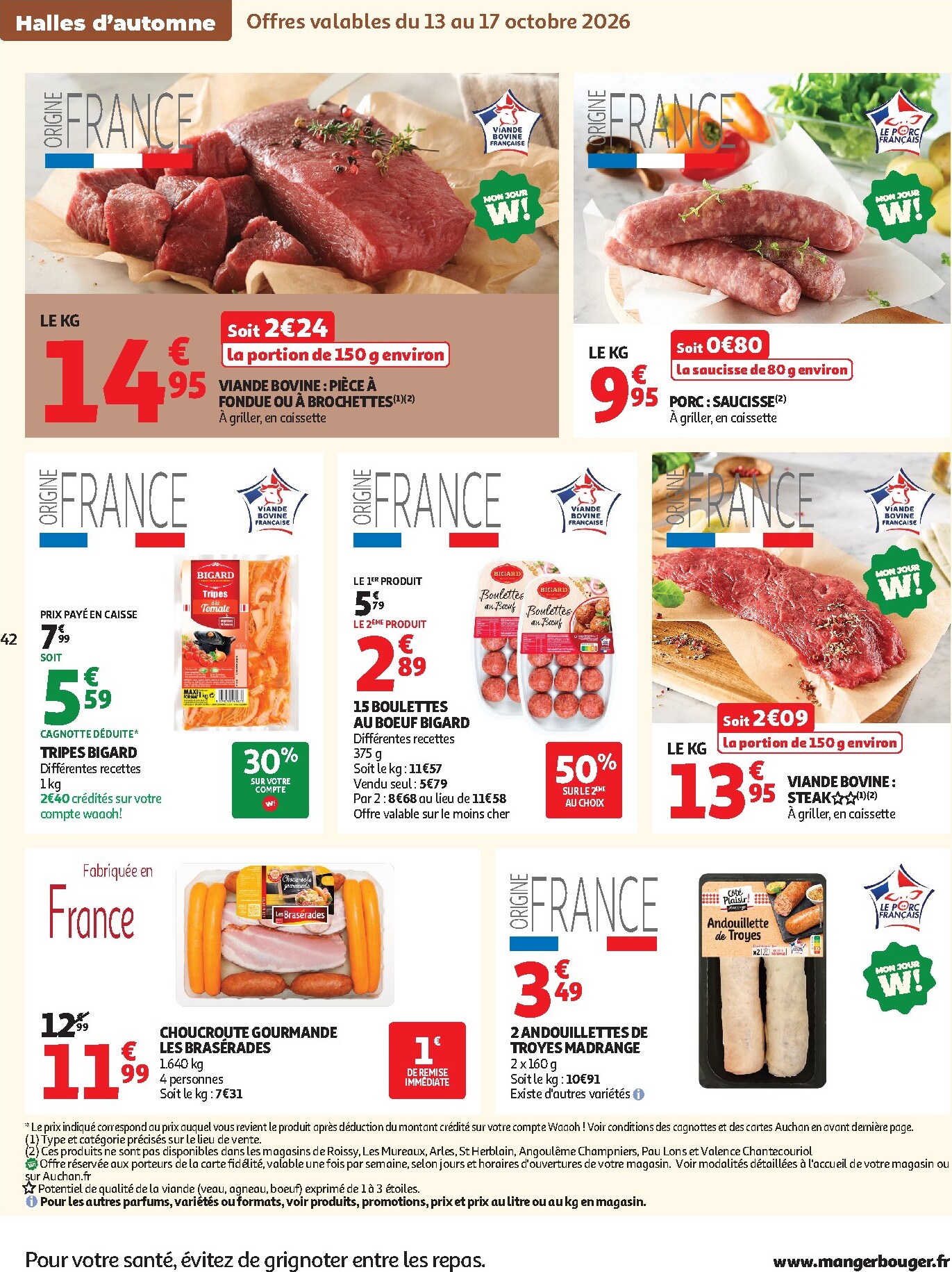 auchan - Auchan folder voor volgende week van dinsdag 13/10/2026 tot zondag 25/10/2026 - page: 42