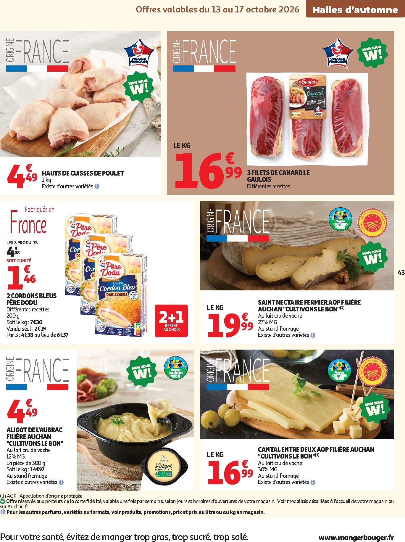 auchan - Auchan folder voor volgende week van dinsdag 13/10/2026 tot zondag 25/10/2026 - page: 43
