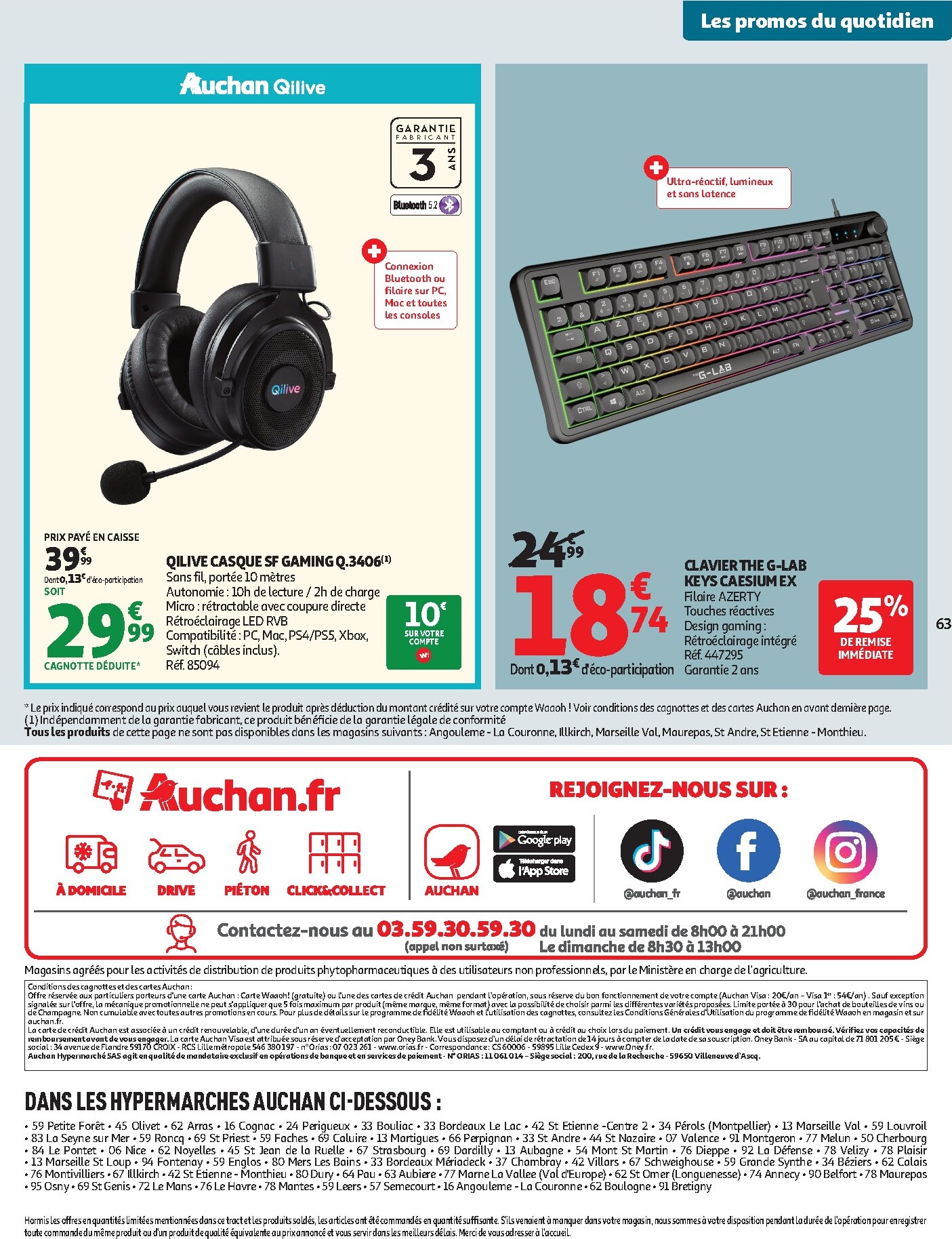 auchan - Auchan folder voor volgende week van dinsdag 13/10/2026 tot zondag 25/10/2026 - page: 63