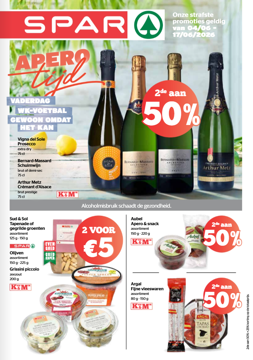 spar - Toekomstige Spar folder geldig van donderdag 04/06/2026 tot woensdag 17/06/2026