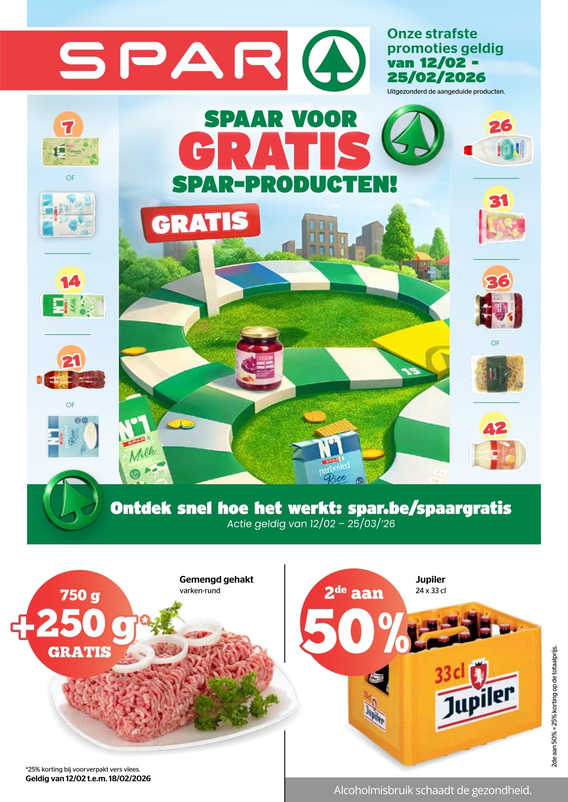 spar - De Spar folder geldig vanaf 12/02/2026 t/m 25/02/2026