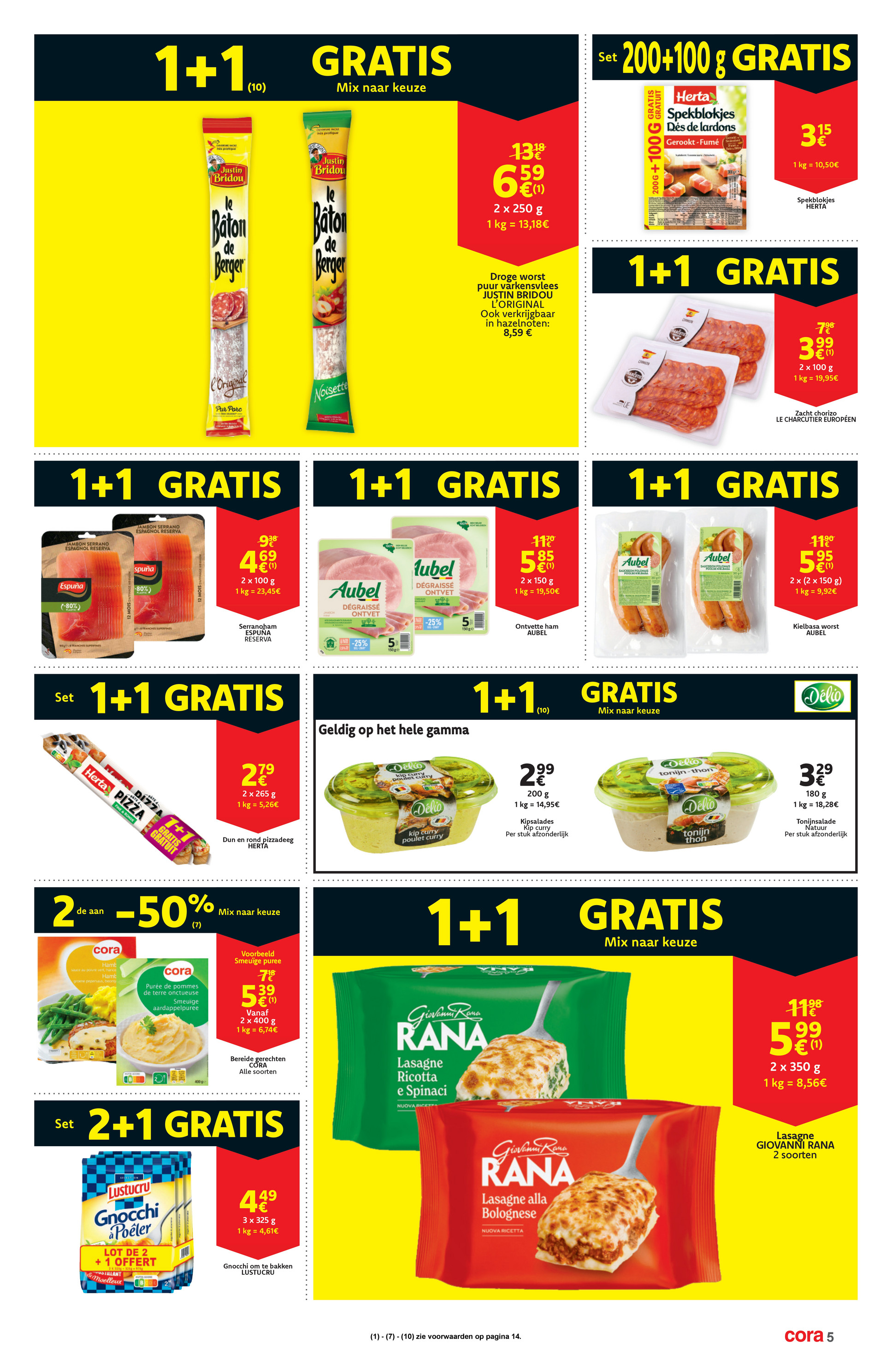 cora - De Cora - 1+1 gratis folder geldig vanaf 28/10 t/m 03/11 - page: 5