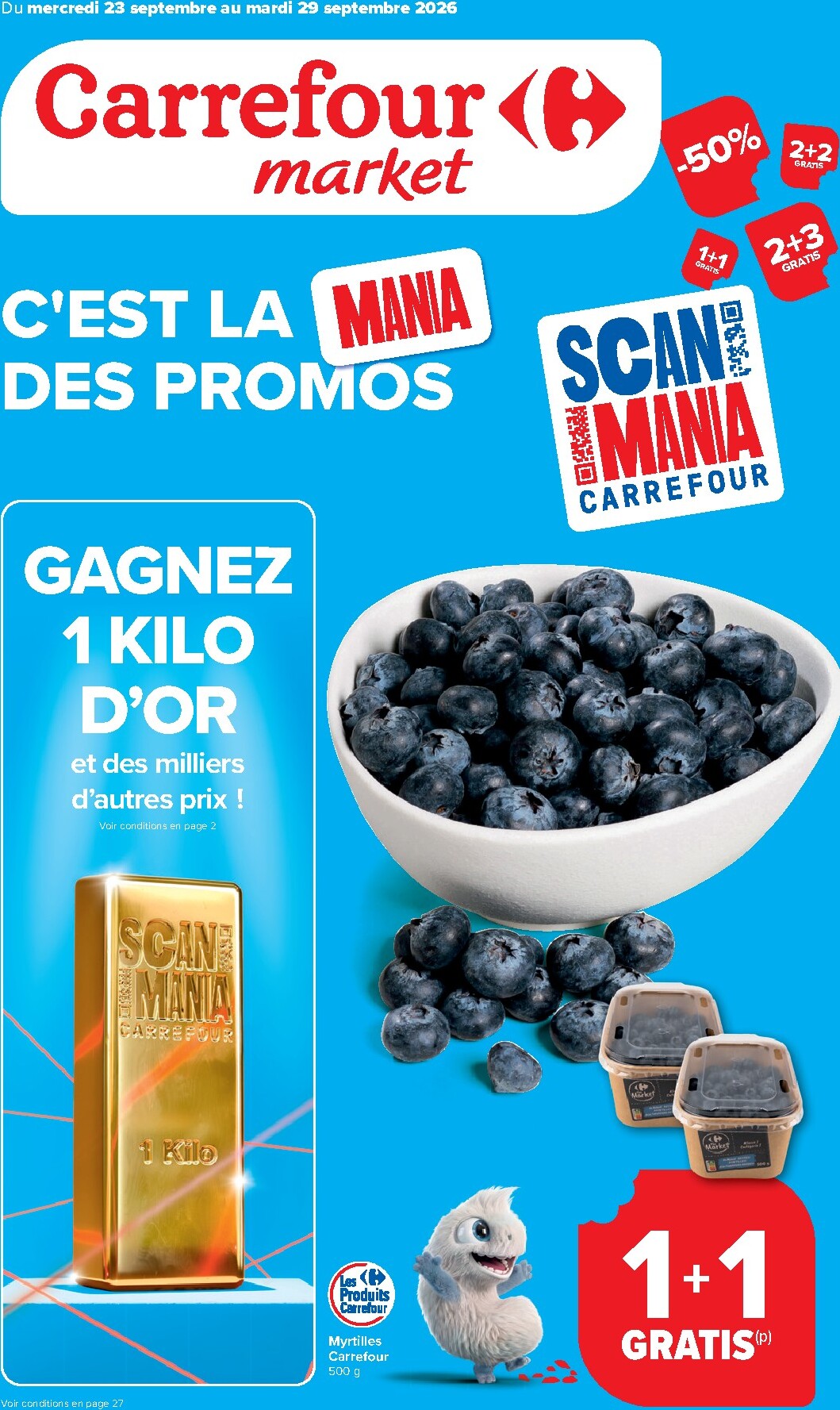 carrefour - Carrefour Market folder voor volgende week van woensdag 23/09/2026 tot dinsdag 29/09/2026