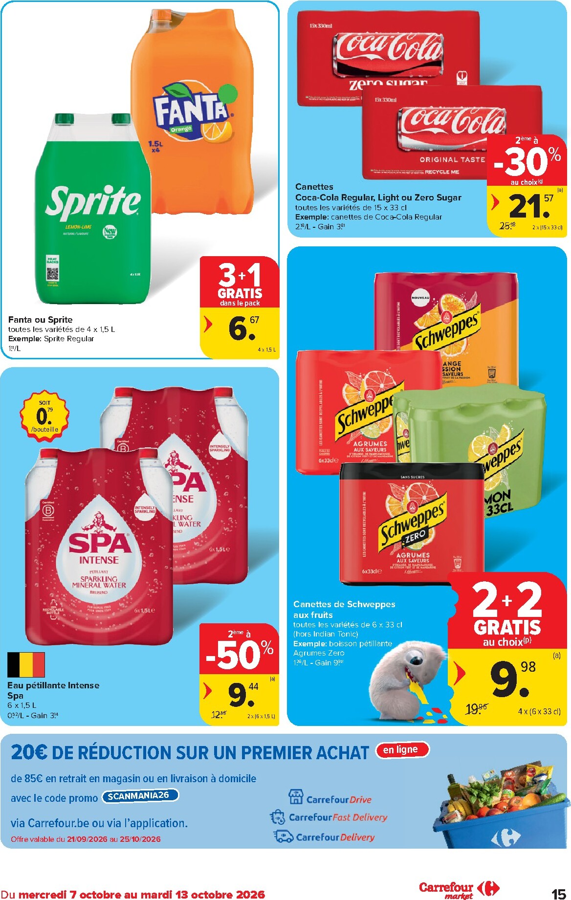 carrefour - Carrefour - Market Promotions de la semaine folder voor volgende week van woensdag 07/10/2026 tot dinsdag 13/10/2026 - page: 15