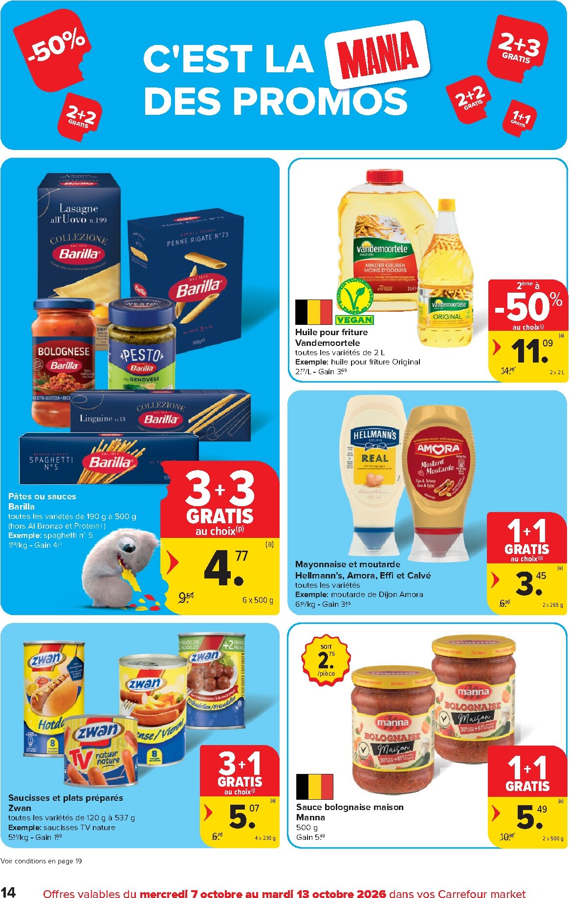 carrefour - Carrefour - Market Promotions de la semaine folder voor volgende week van woensdag 07/10/2026 tot dinsdag 13/10/2026 - page: 14