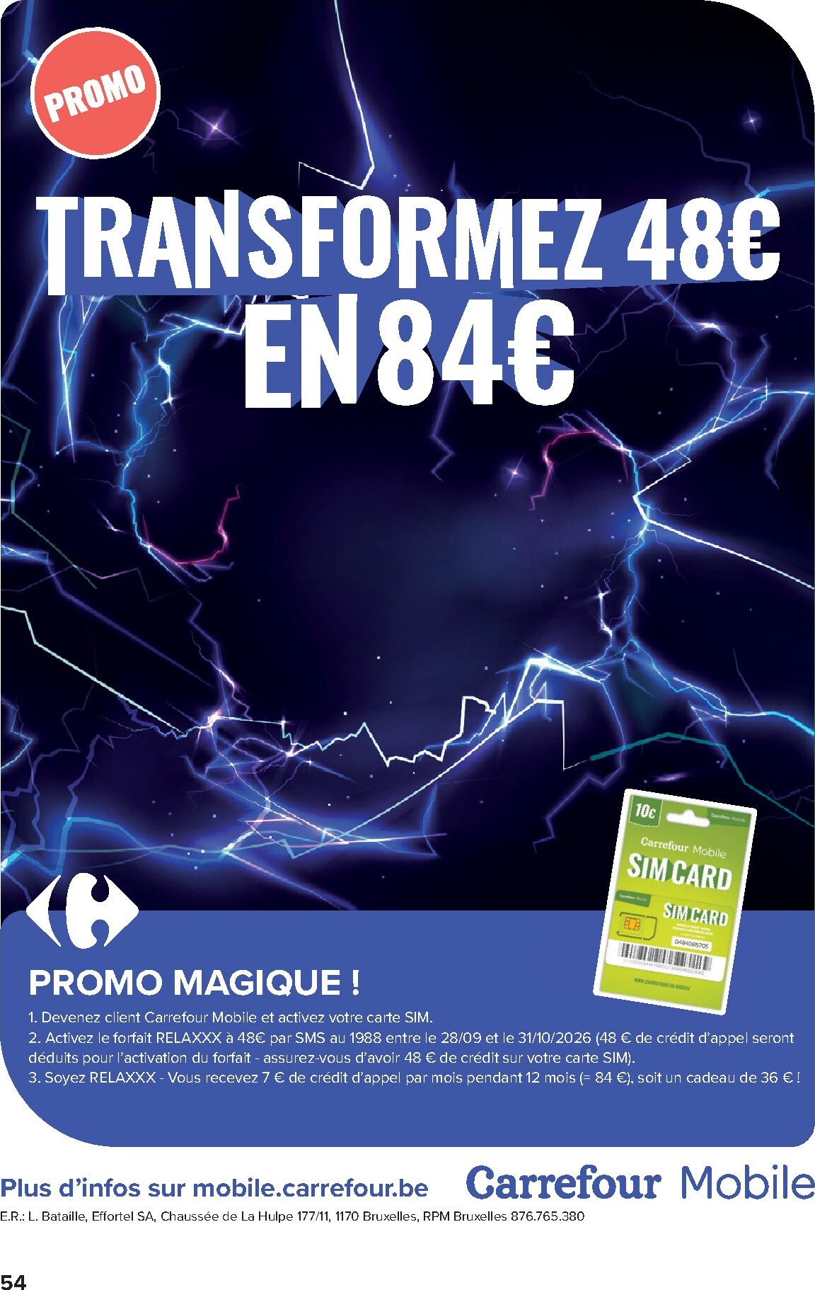 carrefour - Carrefour folder voor volgende week van woensdag 07/10/2026 tot maandag 19/10/2026 - page: 54