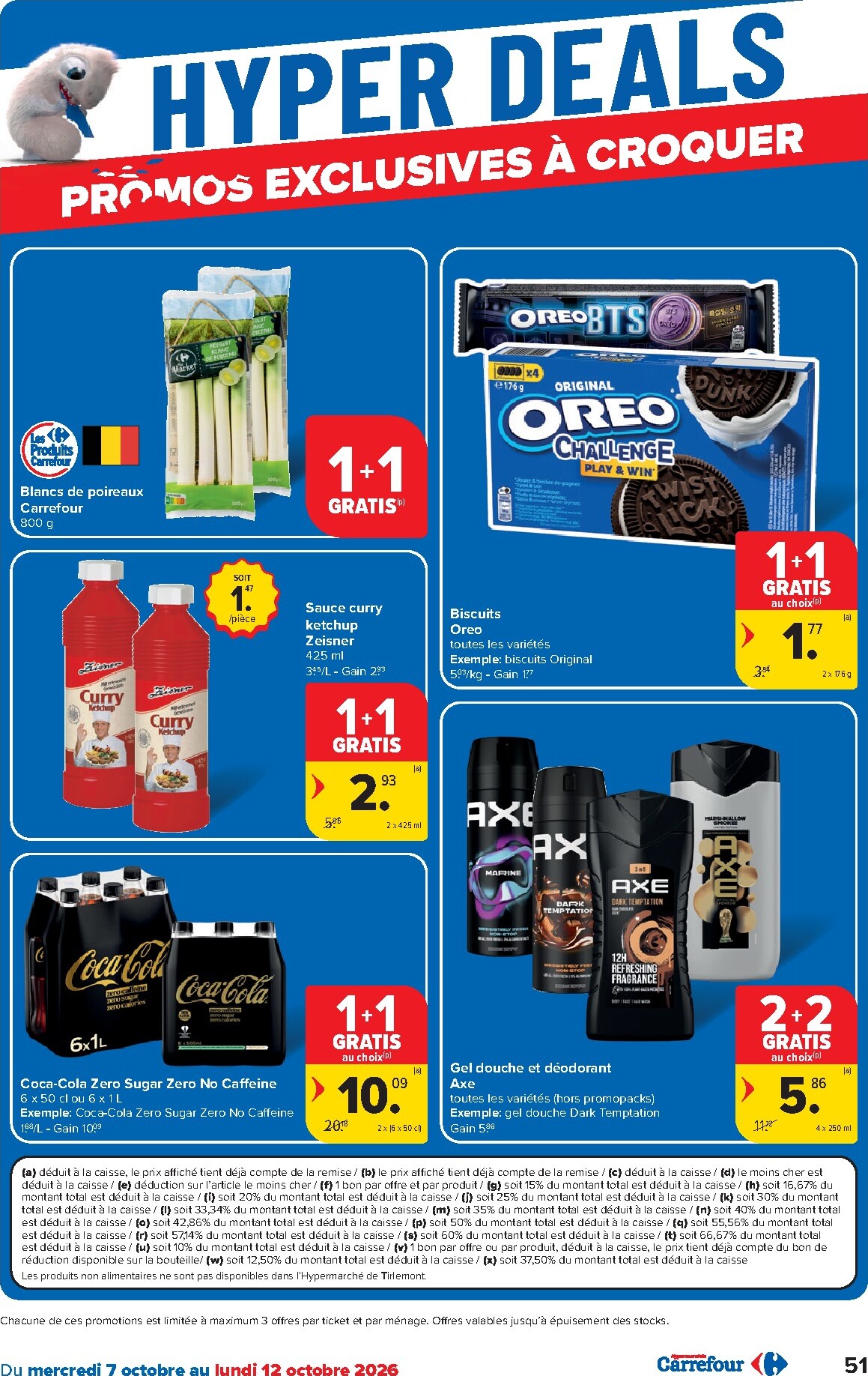 carrefour - Carrefour folder voor volgende week van woensdag 07/10/2026 tot maandag 19/10/2026 - page: 51