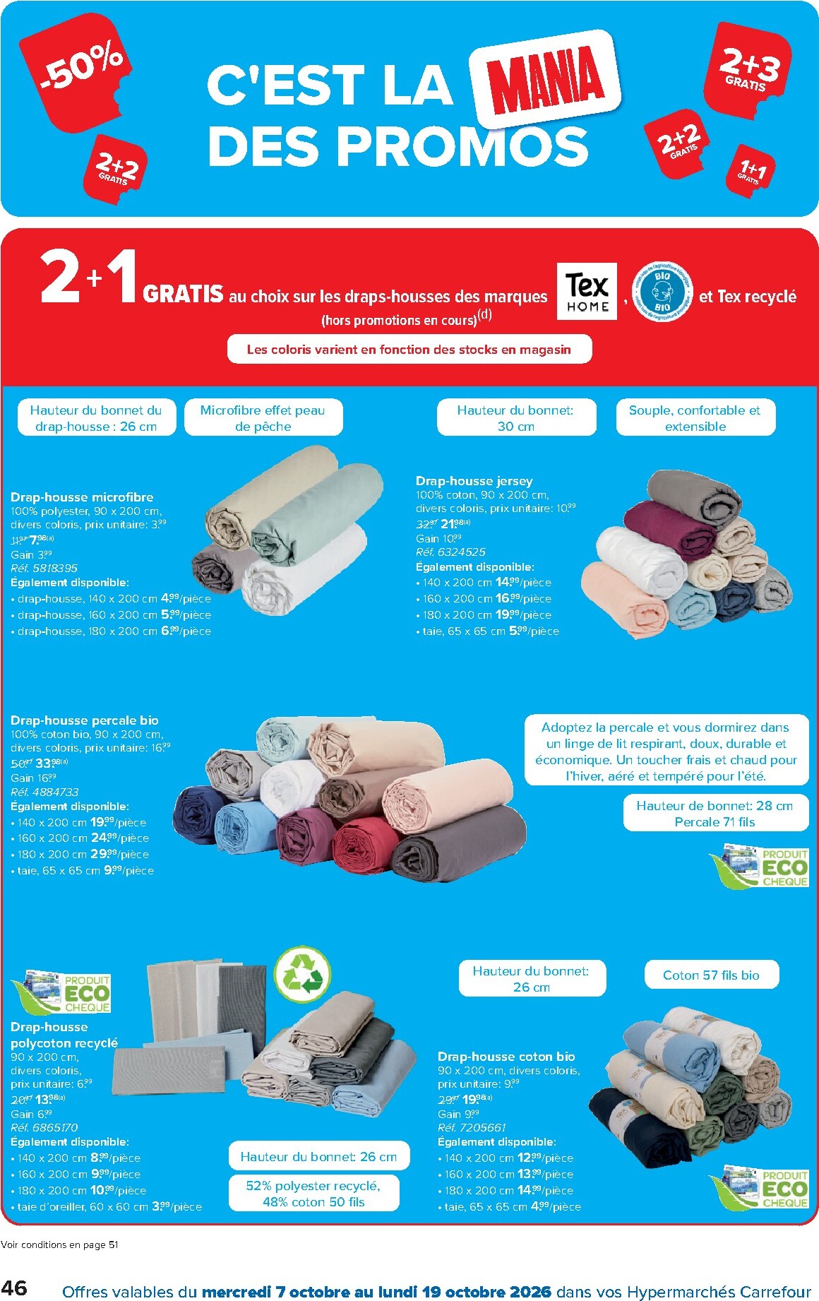 carrefour - Carrefour folder voor volgende week van woensdag 07/10/2026 tot maandag 19/10/2026 - page: 46