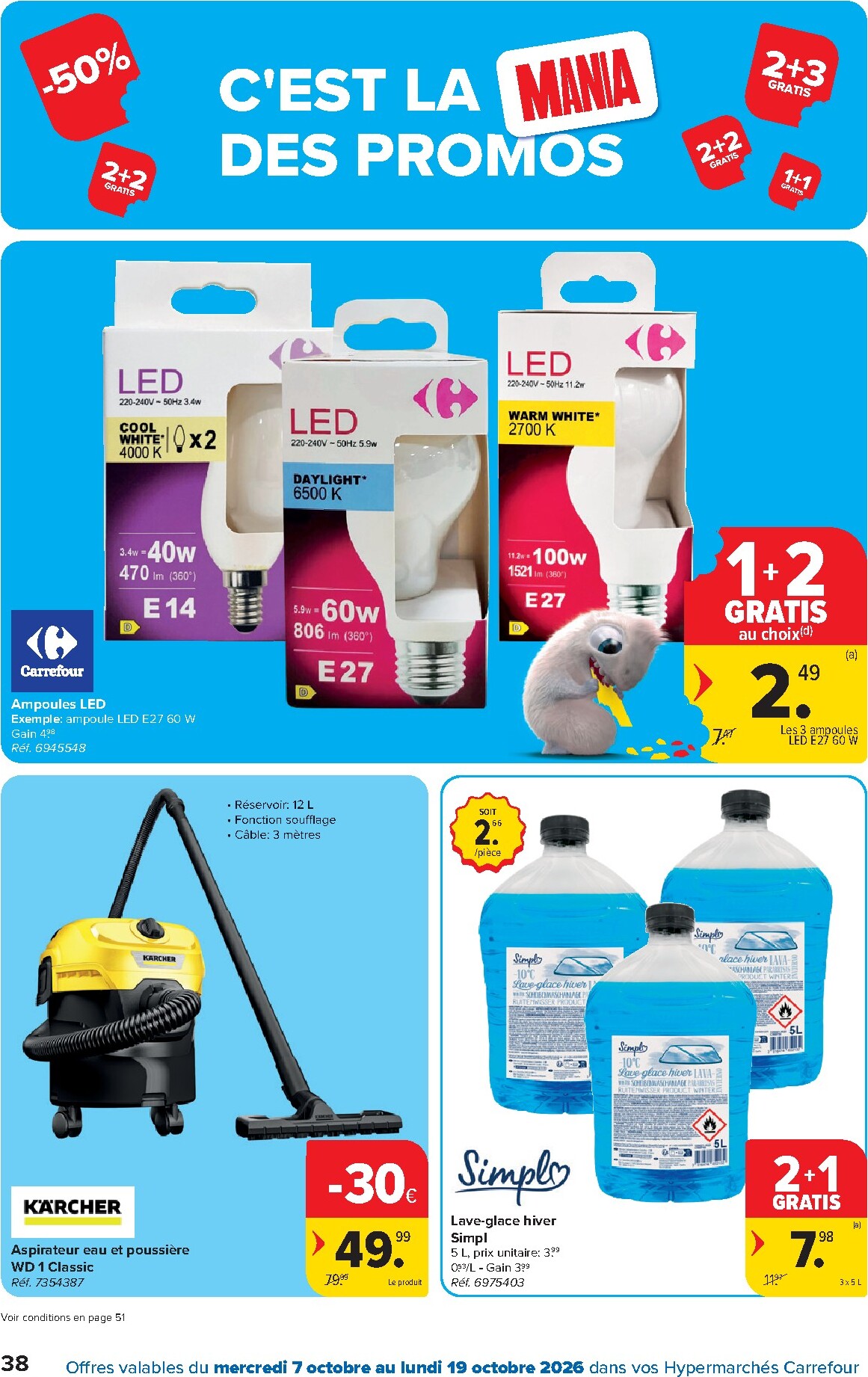 carrefour - Carrefour folder voor volgende week van woensdag 07/10/2026 tot maandag 19/10/2026 - page: 38