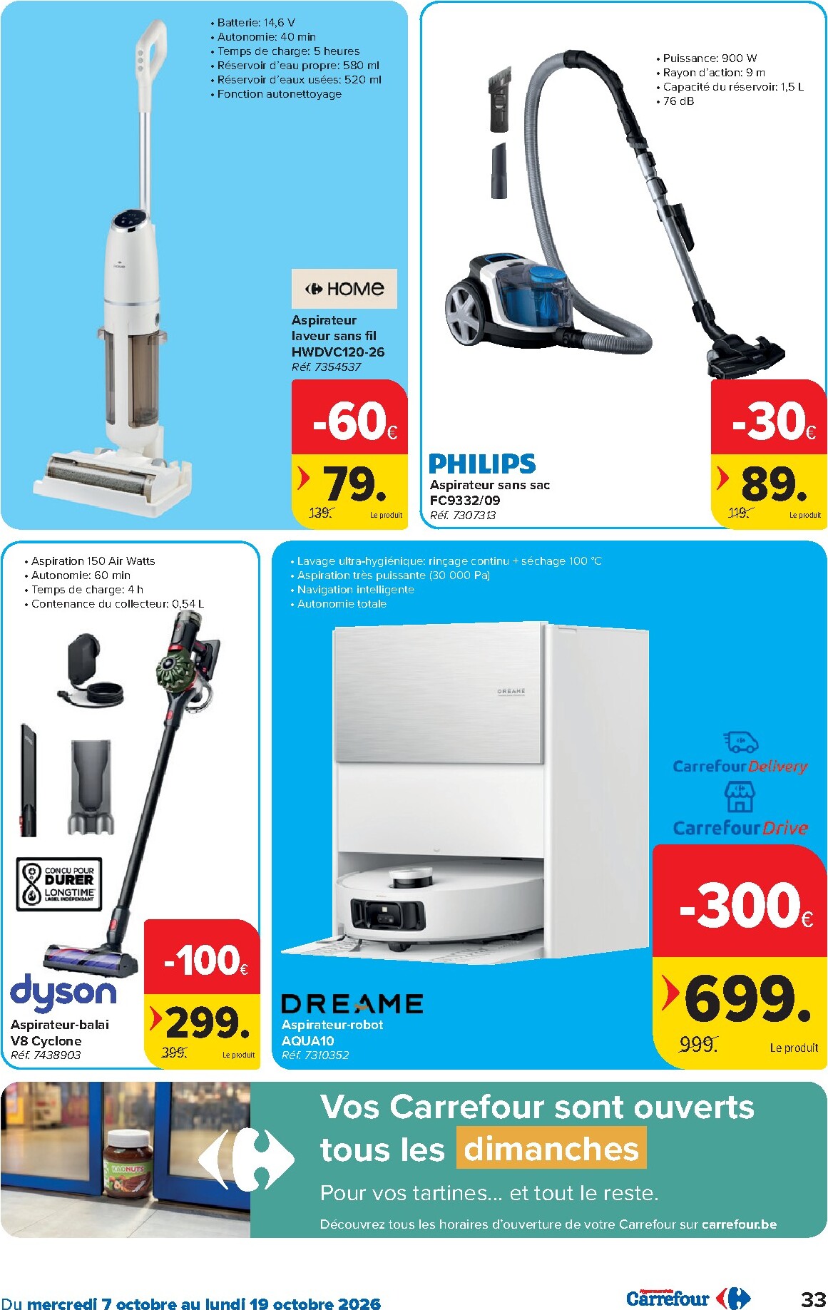 carrefour - Carrefour folder voor volgende week van woensdag 07/10/2026 tot maandag 19/10/2026 - page: 33