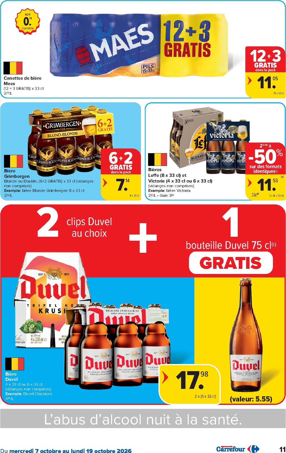 carrefour - Carrefour folder voor volgende week van woensdag 07/10/2026 tot maandag 19/10/2026 - page: 11