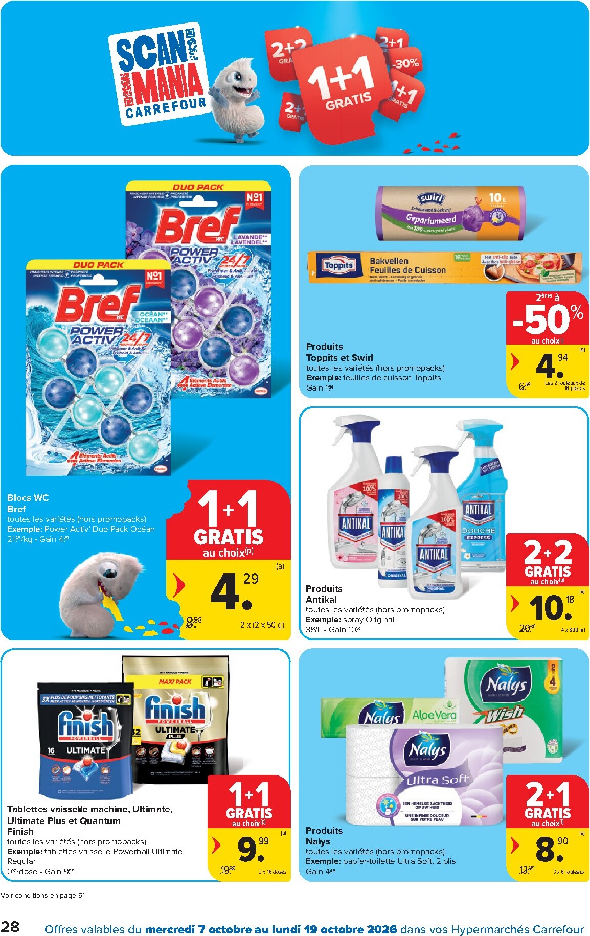 carrefour - Carrefour folder voor volgende week van woensdag 07/10/2026 tot maandag 19/10/2026 - page: 28